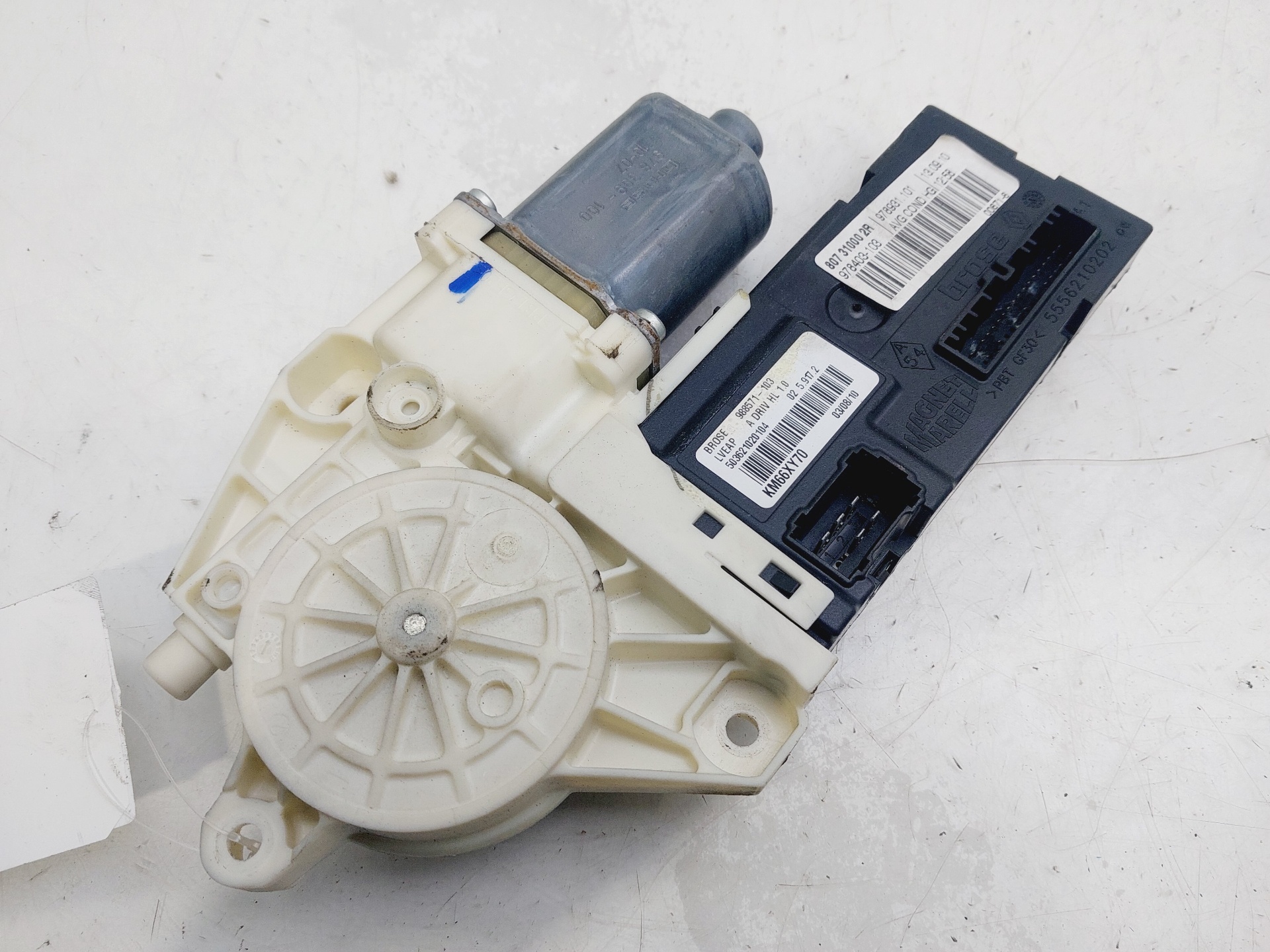 RENAULT Laguna 3 generation (2007-2015) Motor regulator geam ușă stânga față 807310002R 25609421