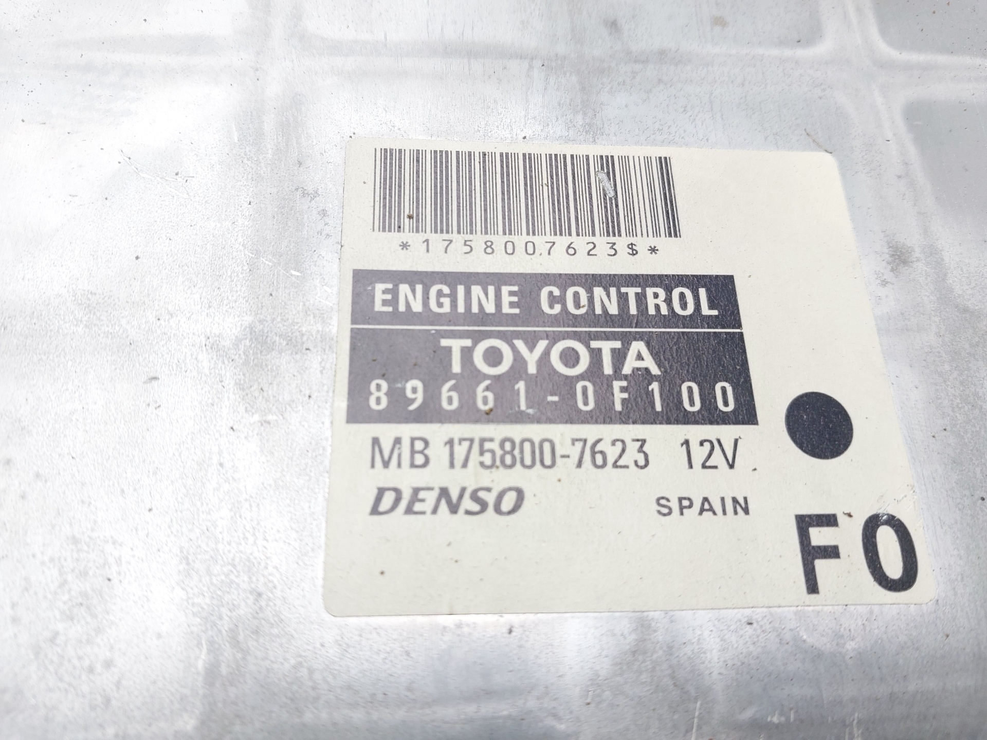 DODGE Блок керування двигуном ECU 896610F100 26736974