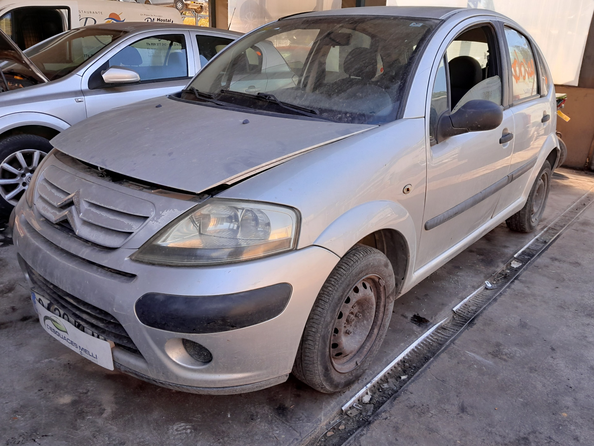 CITROËN C3 1 generation (2002-2010) Рамка внутрішньої ручки передніх лівих дверей 9680187877 20146442