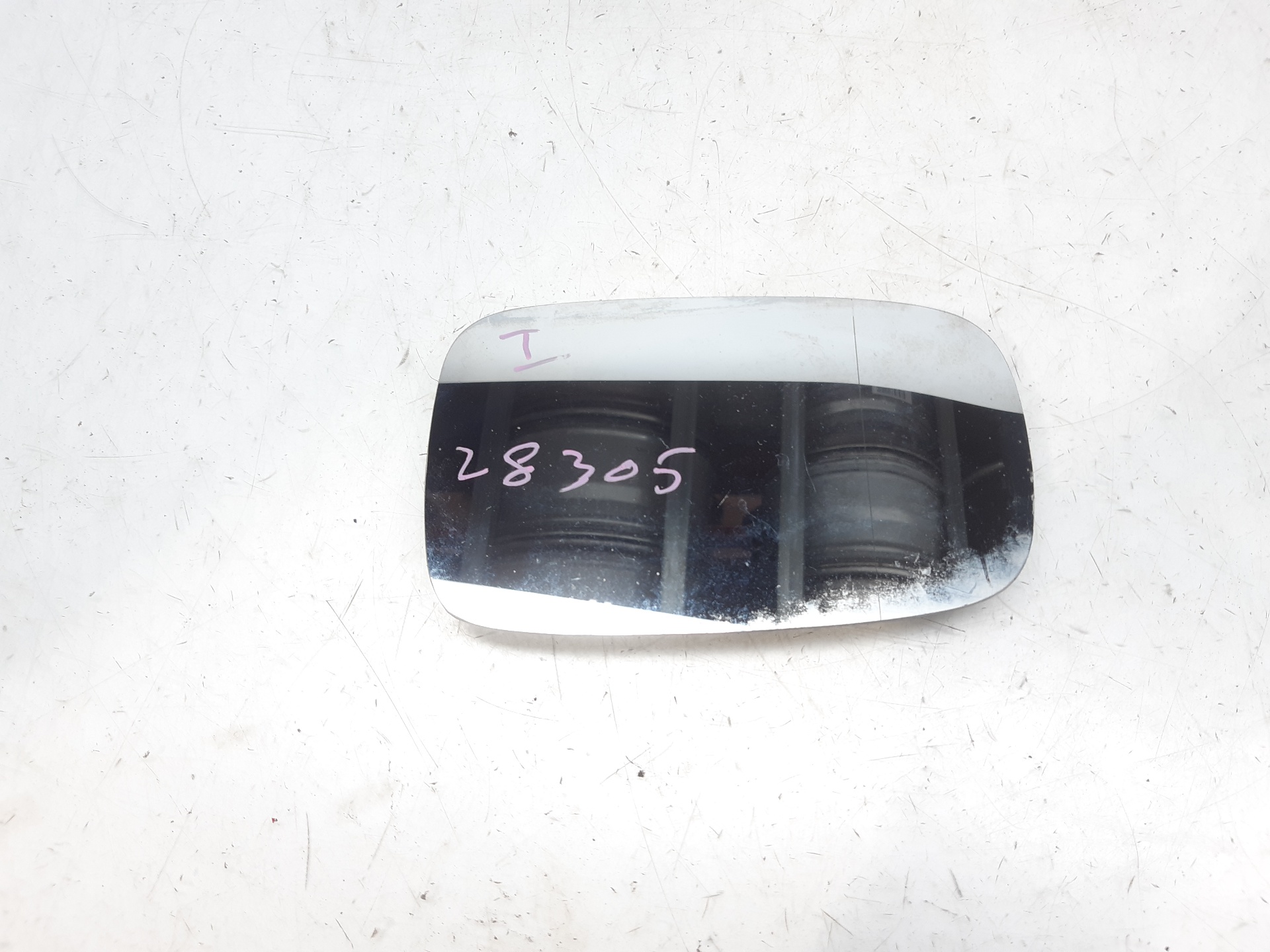 RENAULT Scenic 2 generation (2003-2010) Стъкло на огледалото на предната лява врата 12353130 18801769