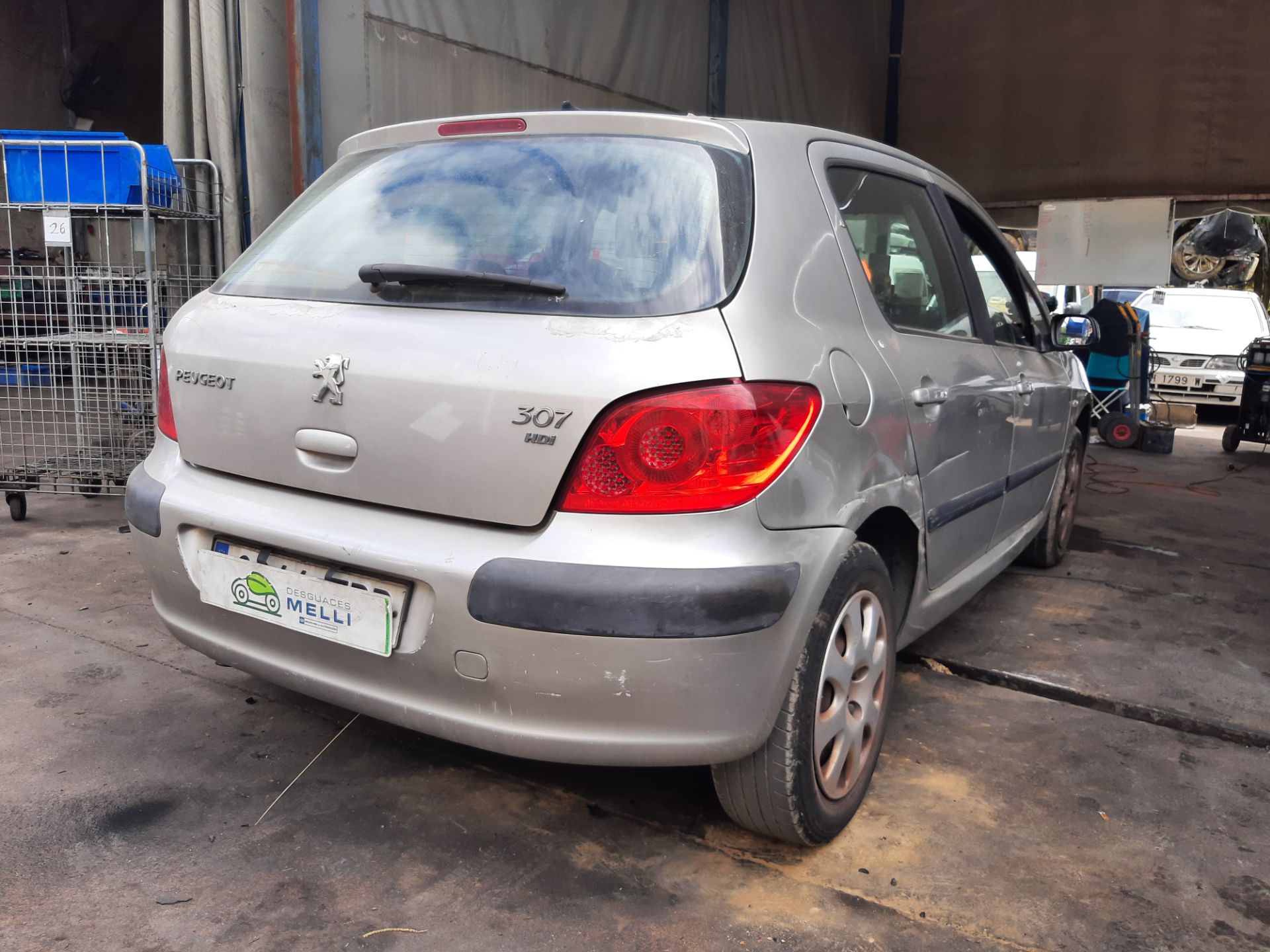 PEUGEOT 307 1 generation (2001-2008) Бампер задний 7410Q6 25703746