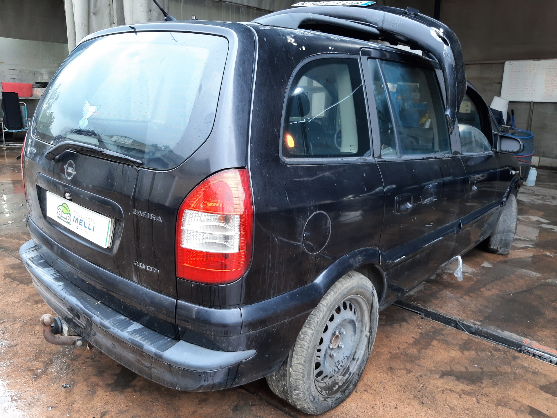 OPEL Zafira A (1999-2003) Verrouillage du coffre du hayon 90563999 23822710