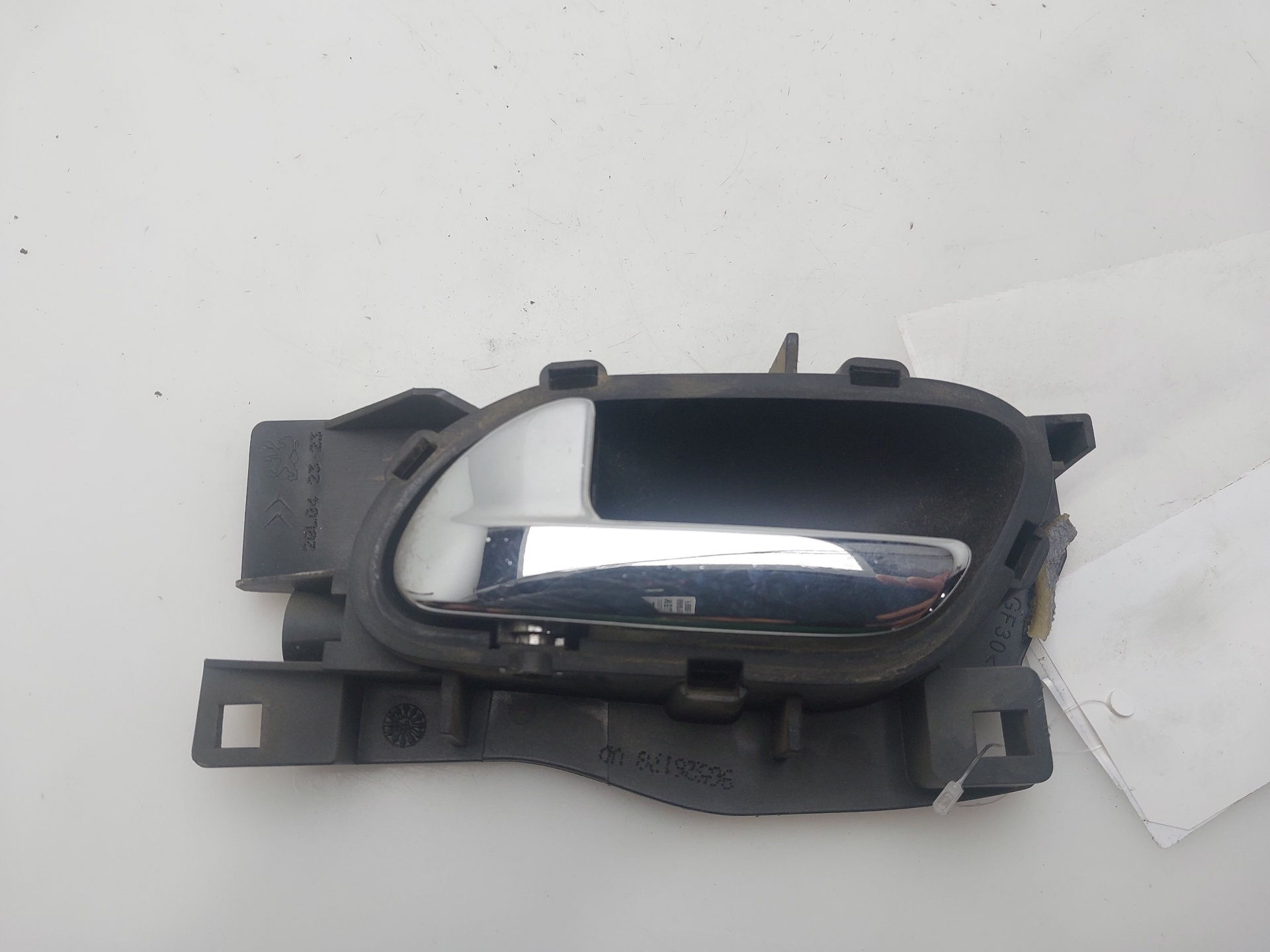 PEUGEOT 407 1 generation (2004-2010) Front Left Door Interior Handle Frame 96526178 25583911