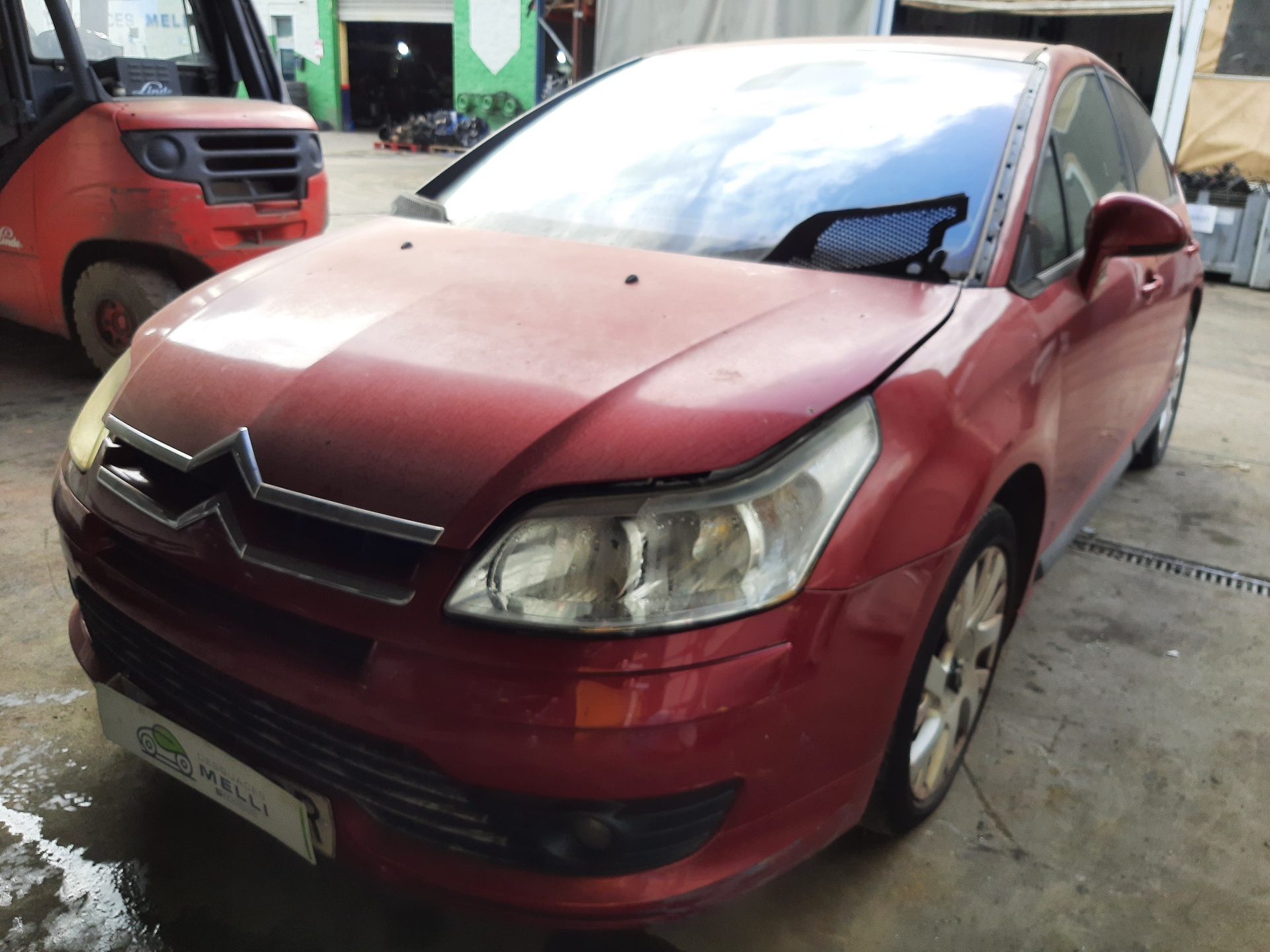 CITROËN C4 1 generation (2004-2011) Difūzoriaus ventiliatorius 9650116580 22037081