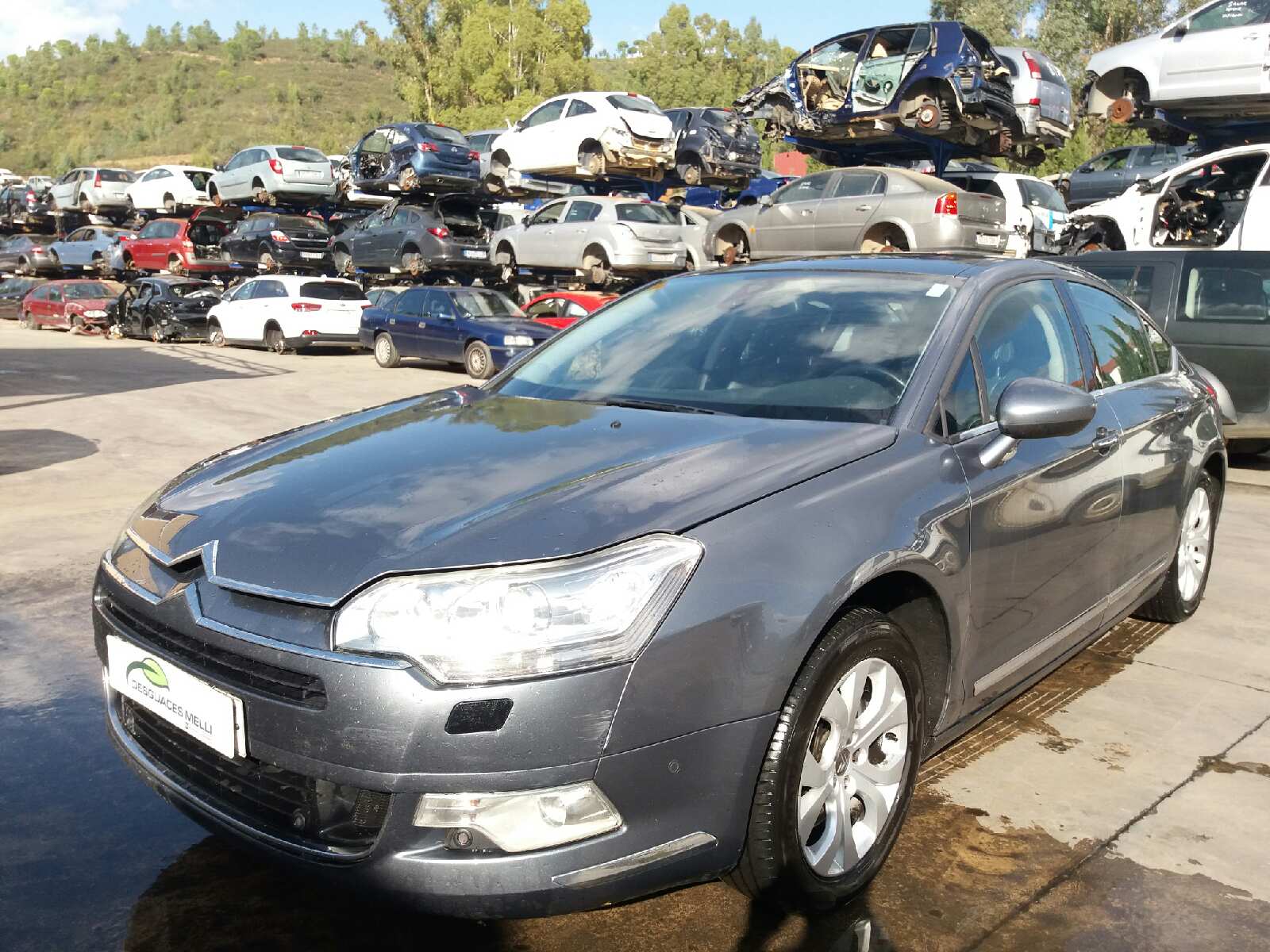 CITROËN C5 2 generation (2008-2017) Кронштейн ручки передней левой двери 9660525480 20192418