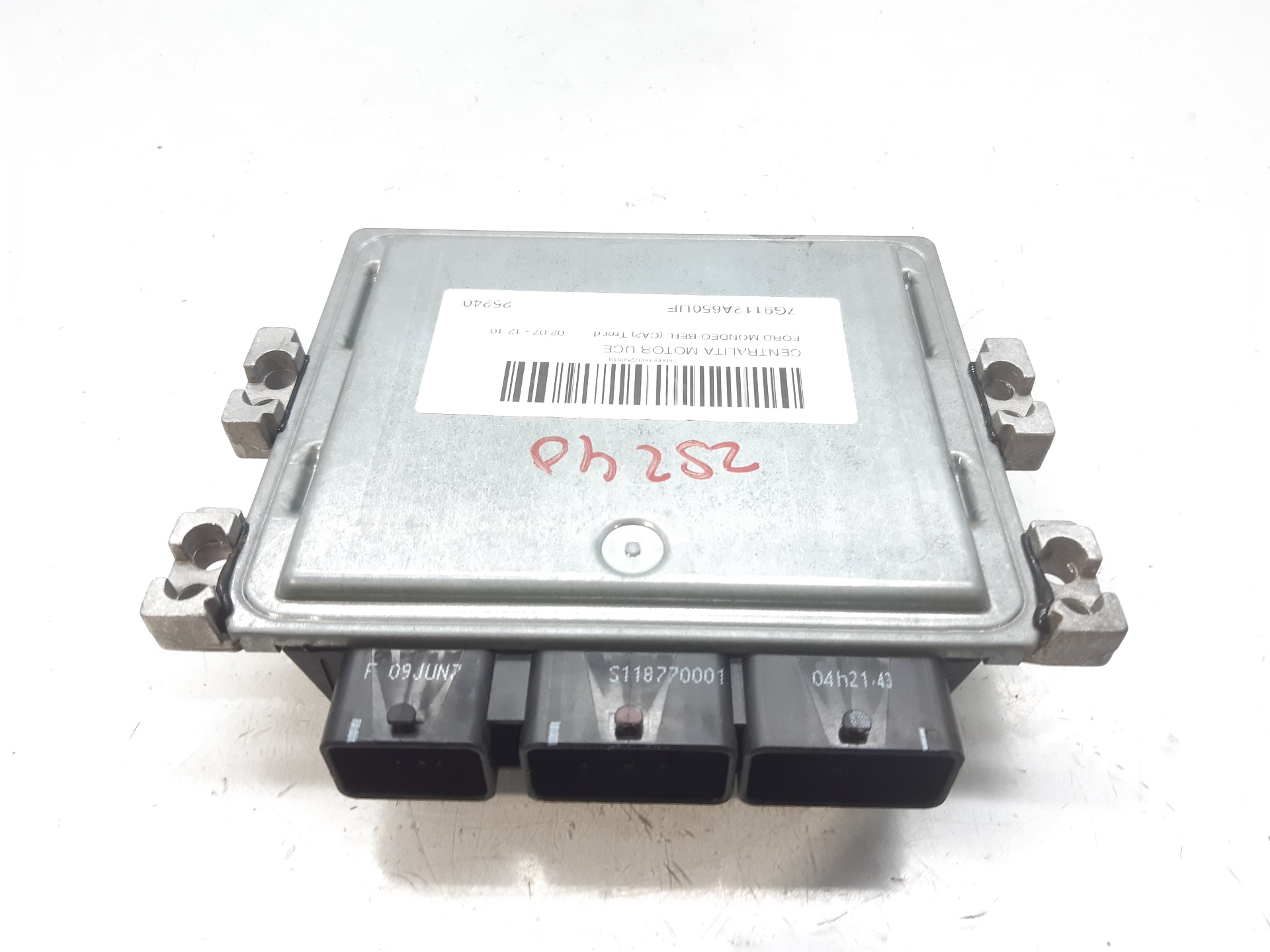 FORD Mondeo 4 generation (2007-2015) Блок за управление на двигателя ECU 7G9112A650UE 24051292