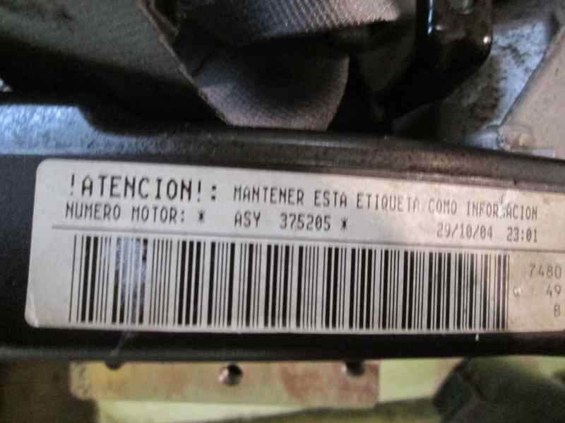 SEAT Cordoba 2 generation (1999-2009) Engine ASY 20167508