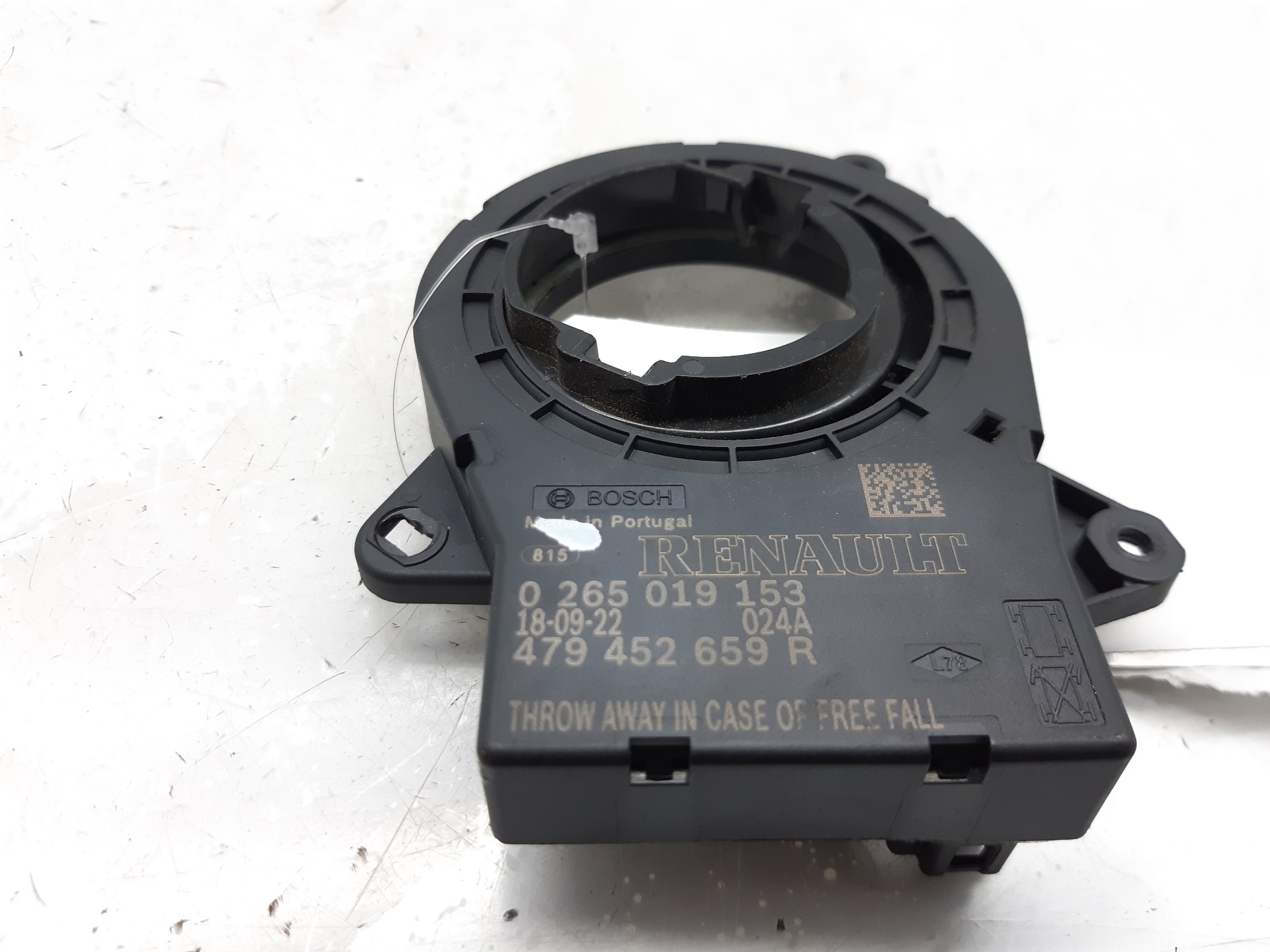 RENAULT Clio 4 generation (2012-2020) Steering Wheel Position Sensor 0265019153 18688849