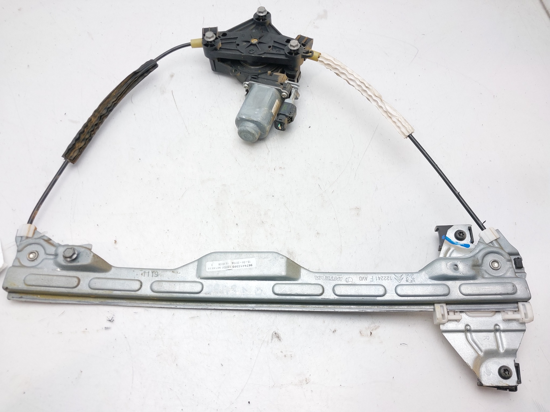 CITROËN C-Elysee 2 generation (2012-2017) Front Right Door Window Regulator 9674412380 22463331