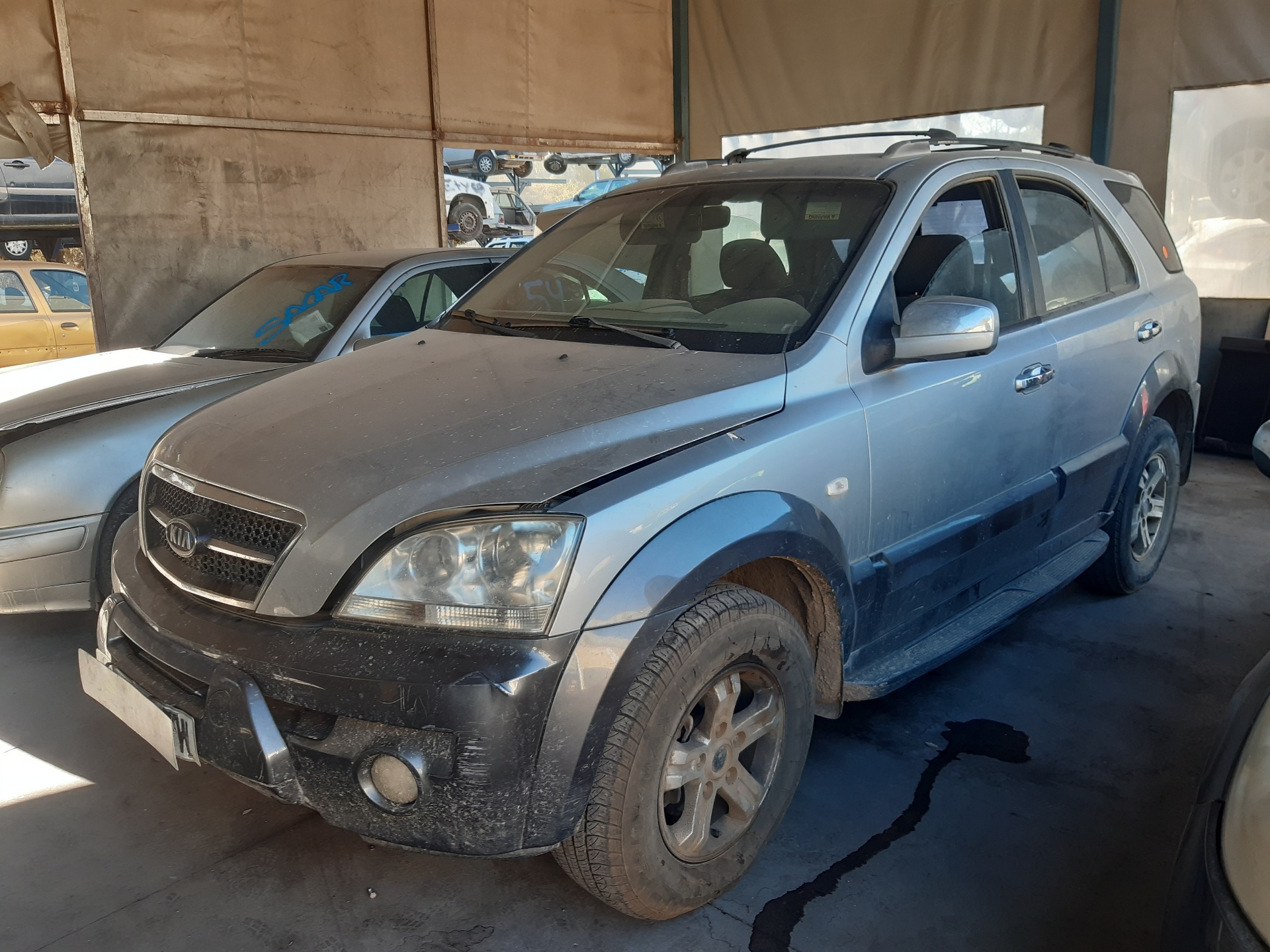 PEUGEOT Sorento 1 generation (2002-2011) Galinių dešinių durų stiklo pakelėjas 834043E000 22439879