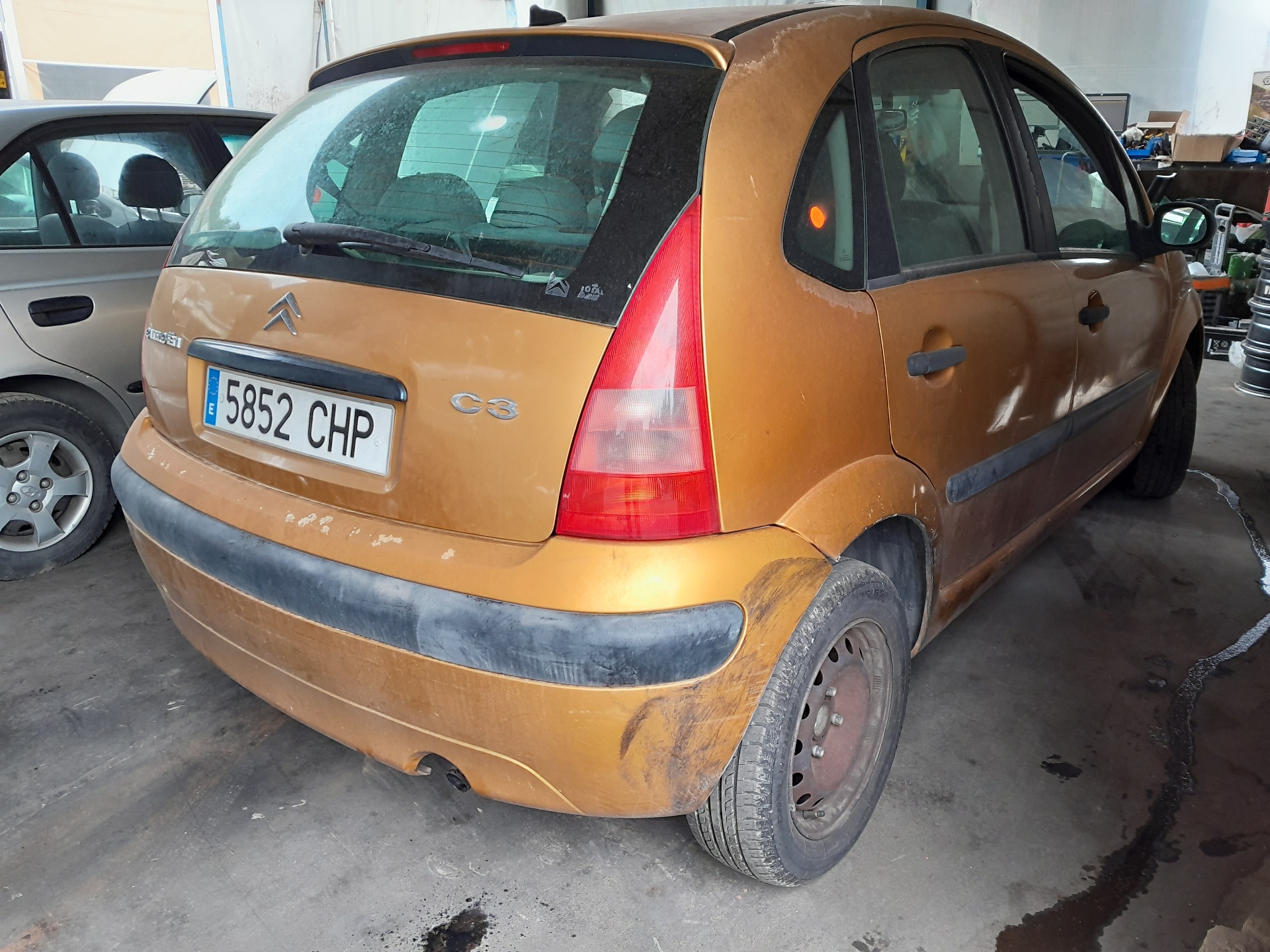 CITROËN C3 1 generation (2002-2010) Galinės dešinės durys 9008Q5 20139819