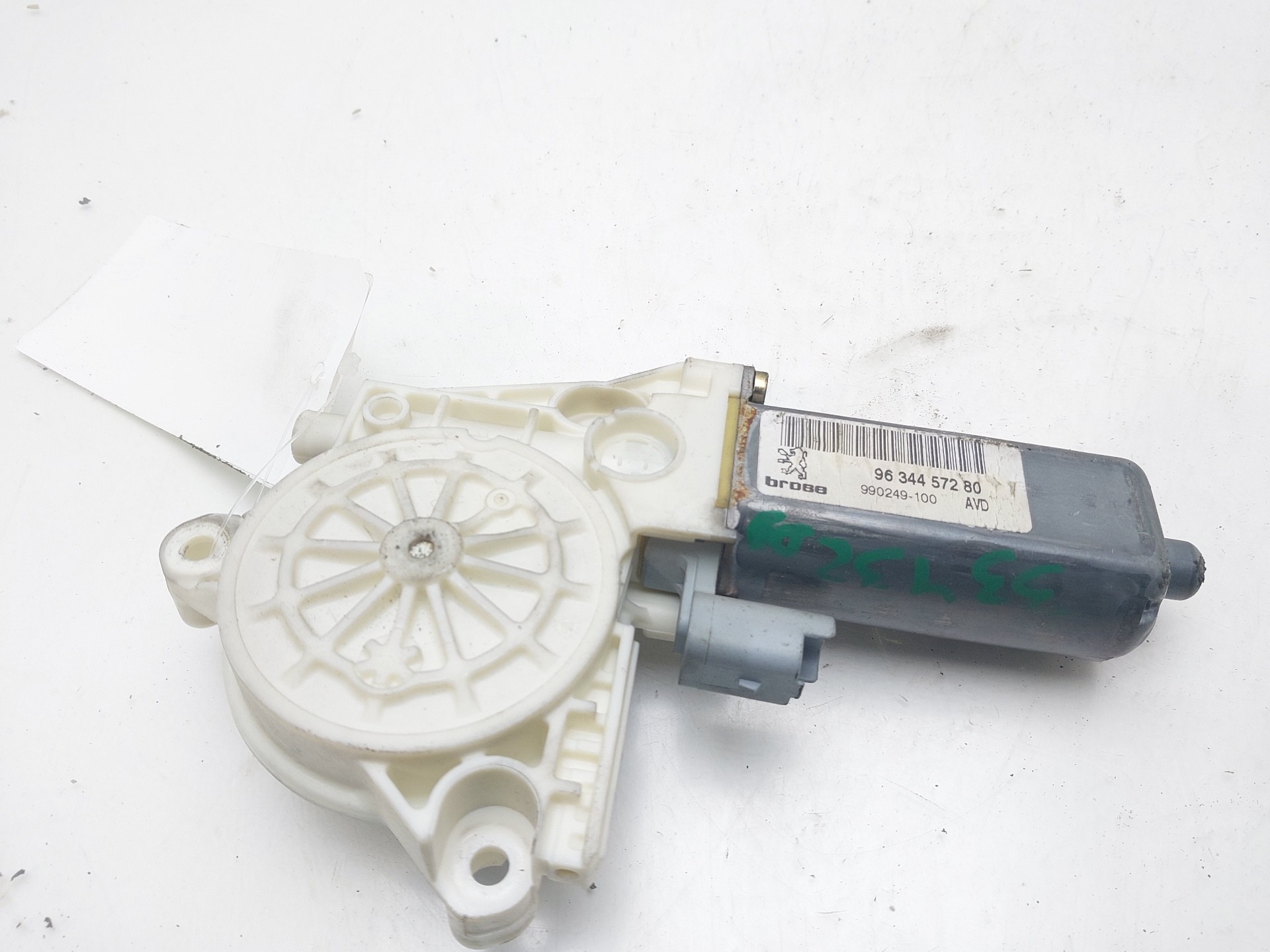 PEUGEOT 307 1 generation (2001-2008) Front Right Door Window Control Motor 9634457280 22751816