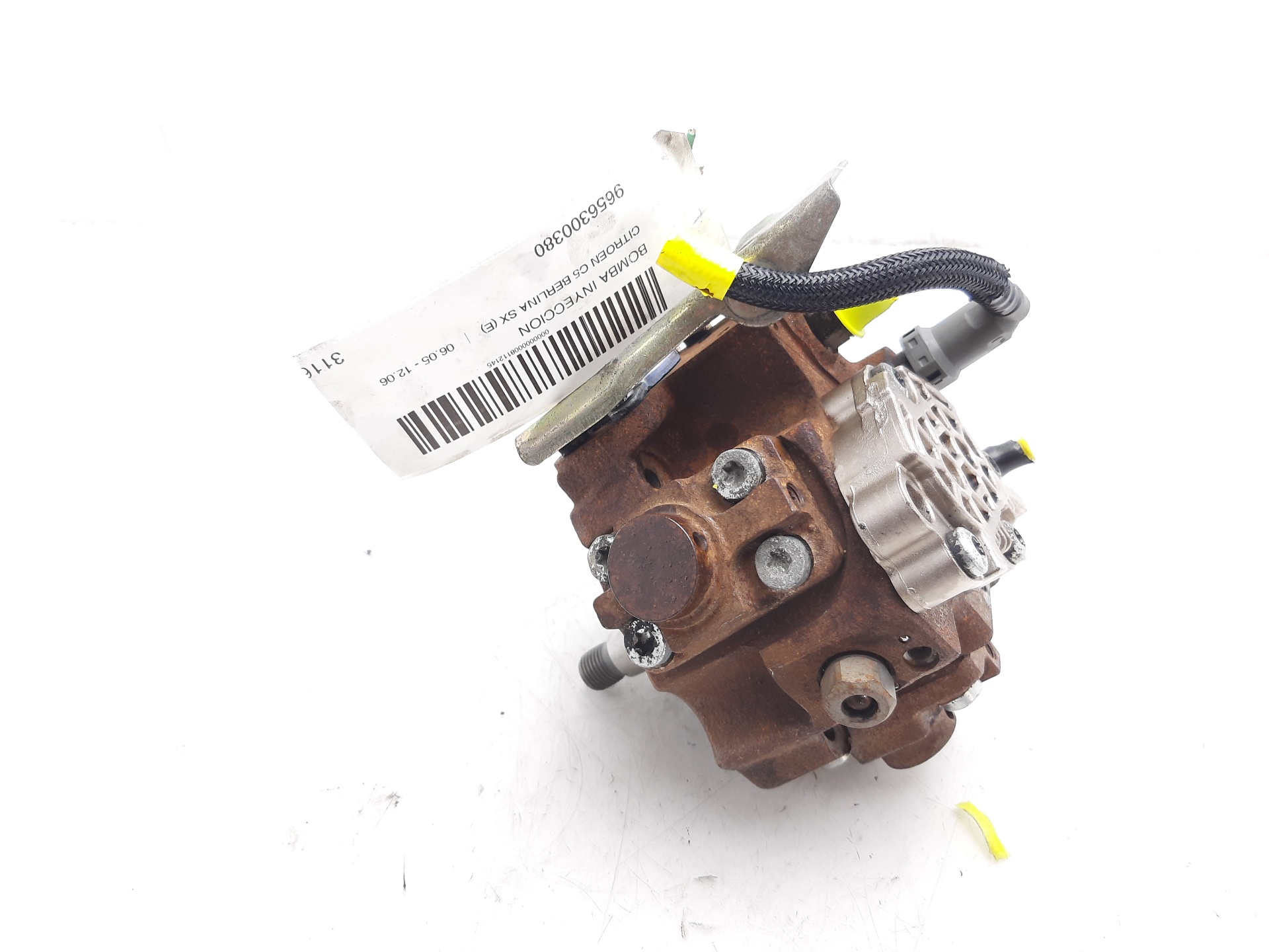 CITROËN C5 1 generation (2001-2008) High Pressure Fuel Pump 9656300380 22327028