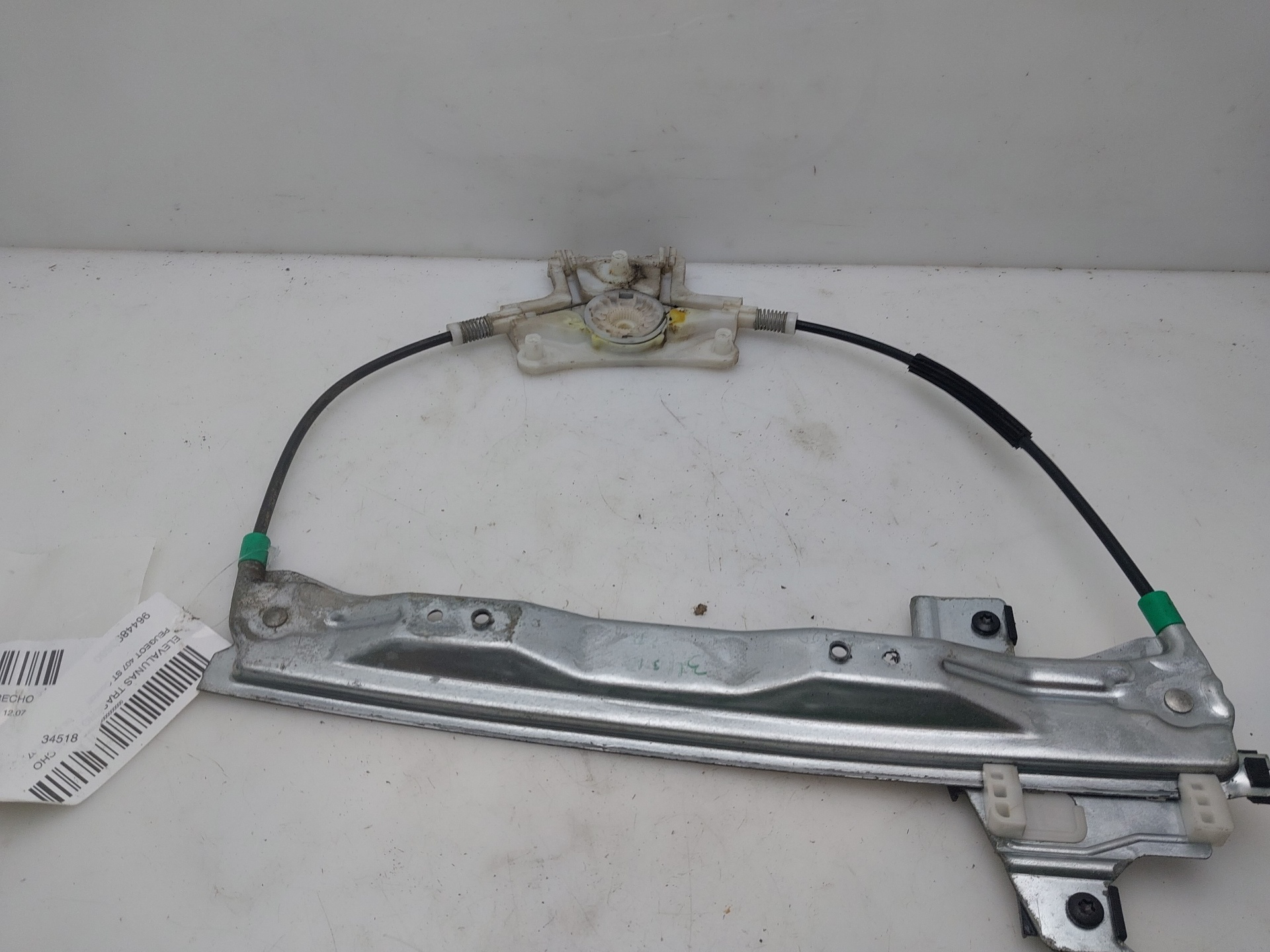 TOYOTA Avensis 3 generation (2009-2020) Rear Right Door Window Regulator 9644893680 25740427