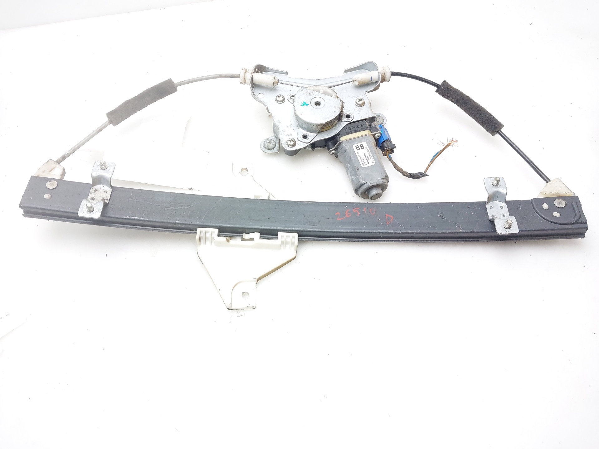 CHEVROLET Captiva 1 generation (2006-2018) Front Right Door Window Regulator 96624333 23717583