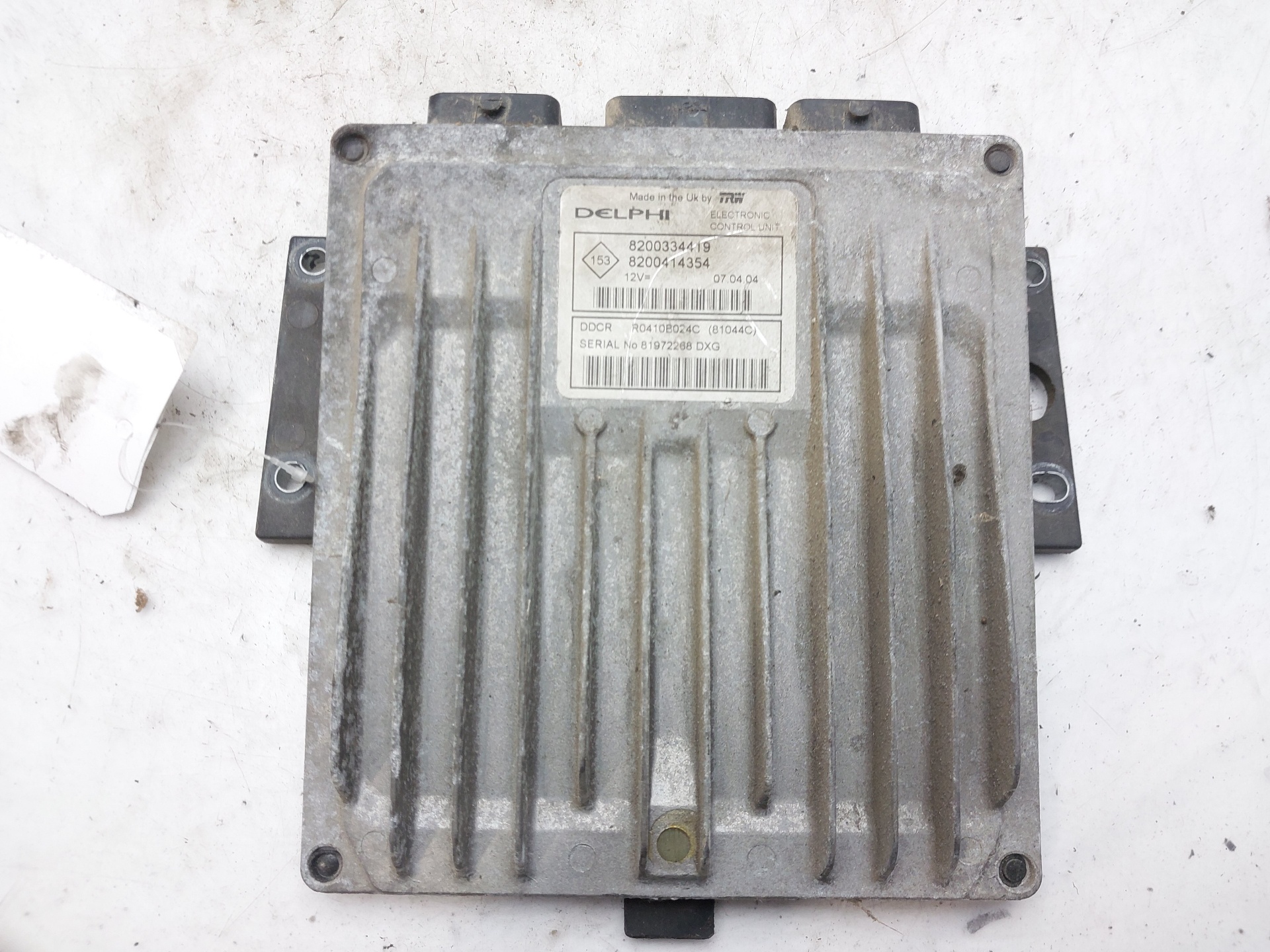 AUDI Megane 3 generation (2008-2020) Engine Control Unit ECU 8200334419 22459986