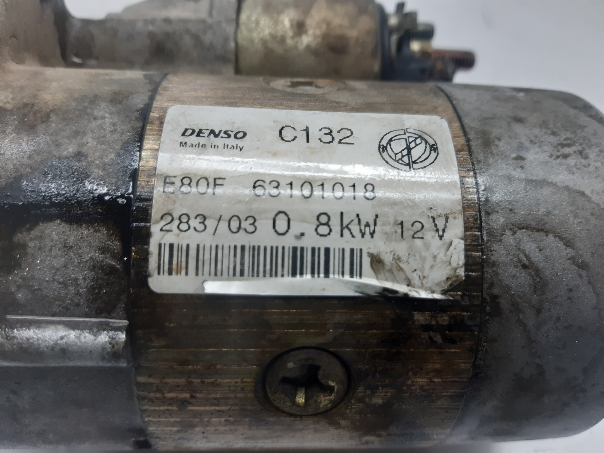 FIAT Punto 3 generation (2005-2020) Starter Motor 63101018 18670663