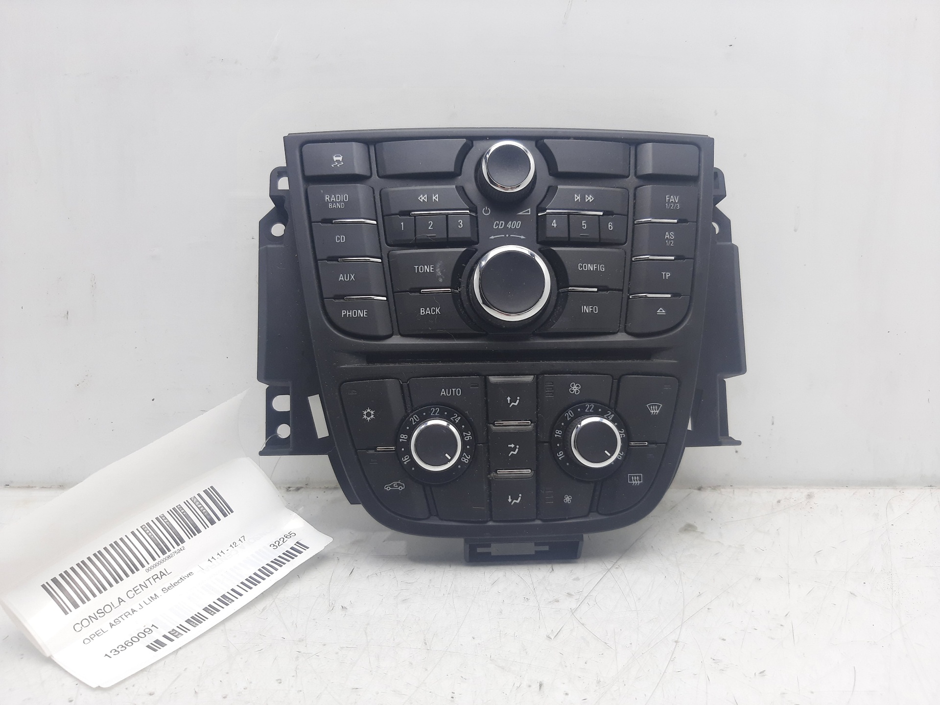 OPEL Astra J (2009-2020) Music Player Without GPS 13360091 21582863