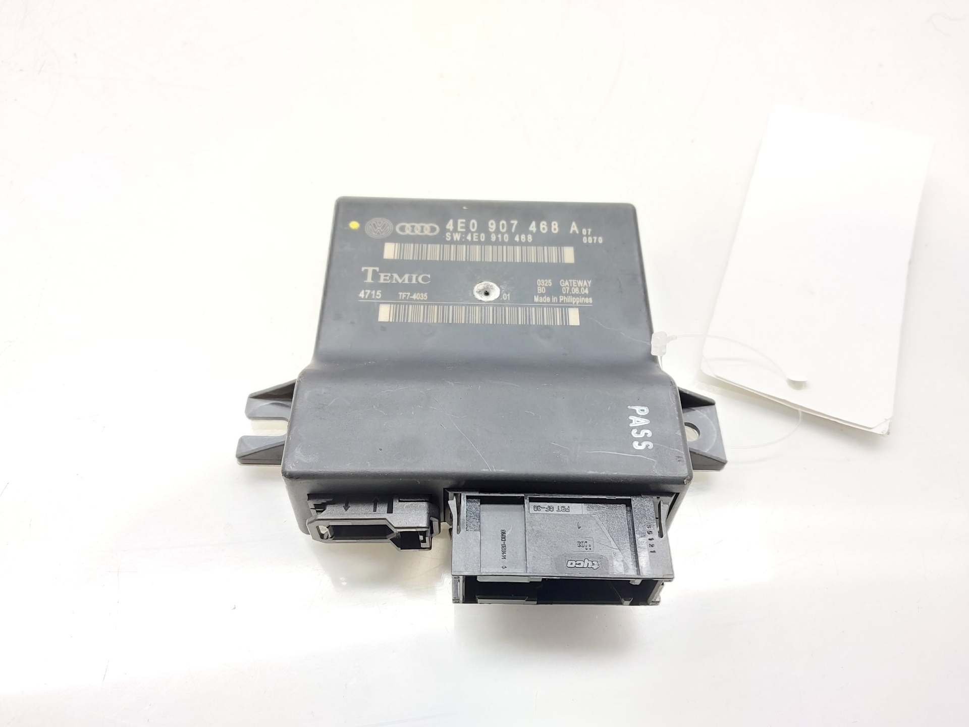 AUDI A8 D3/4E (2002-2010) Alte unități de control 4E0907468A 25023592