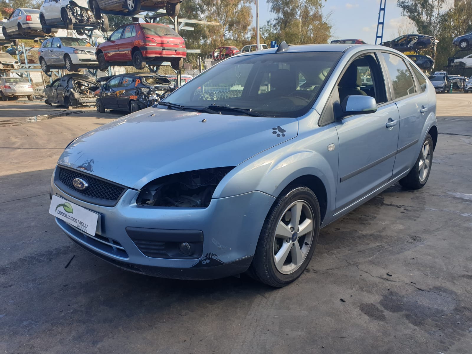 FORD Focus 2 generation (2004-2011) Priekinių dešinių durų spyna 3M5AR21812AK 18763593