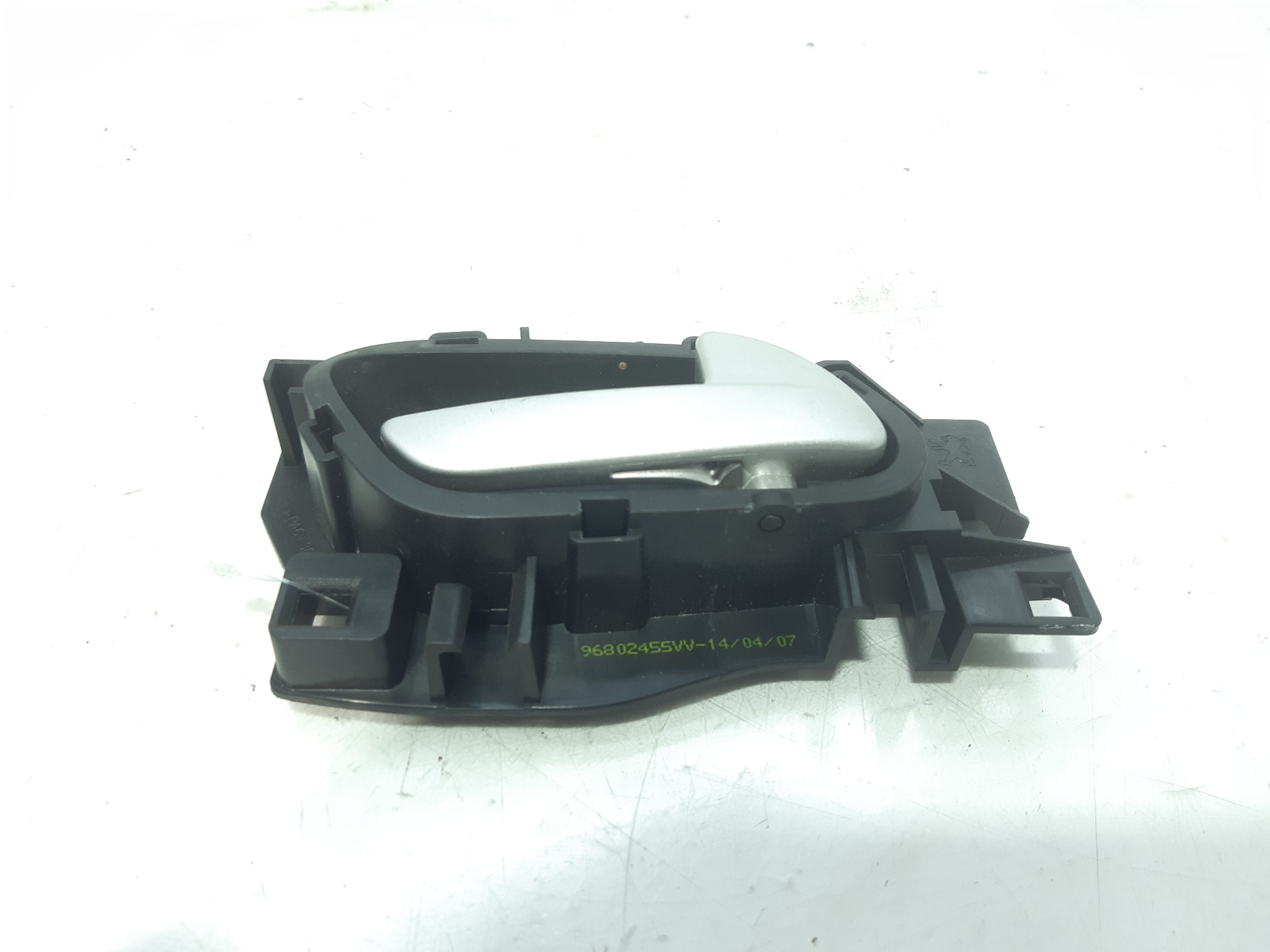 PEUGEOT 207 1 generation (2006-2009) Right Rear Internal Opening Handle 96802455VV 24979303