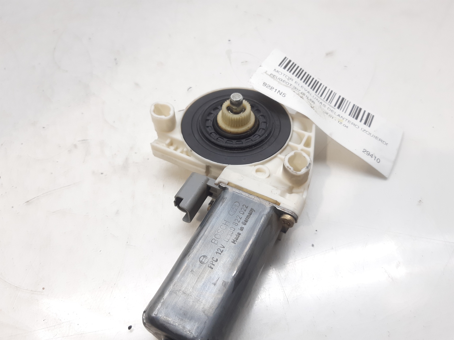 MITSUBISHI 307 1 generation (2001-2008) Front Left Door Window Regulator Motor 0130822022 20790111