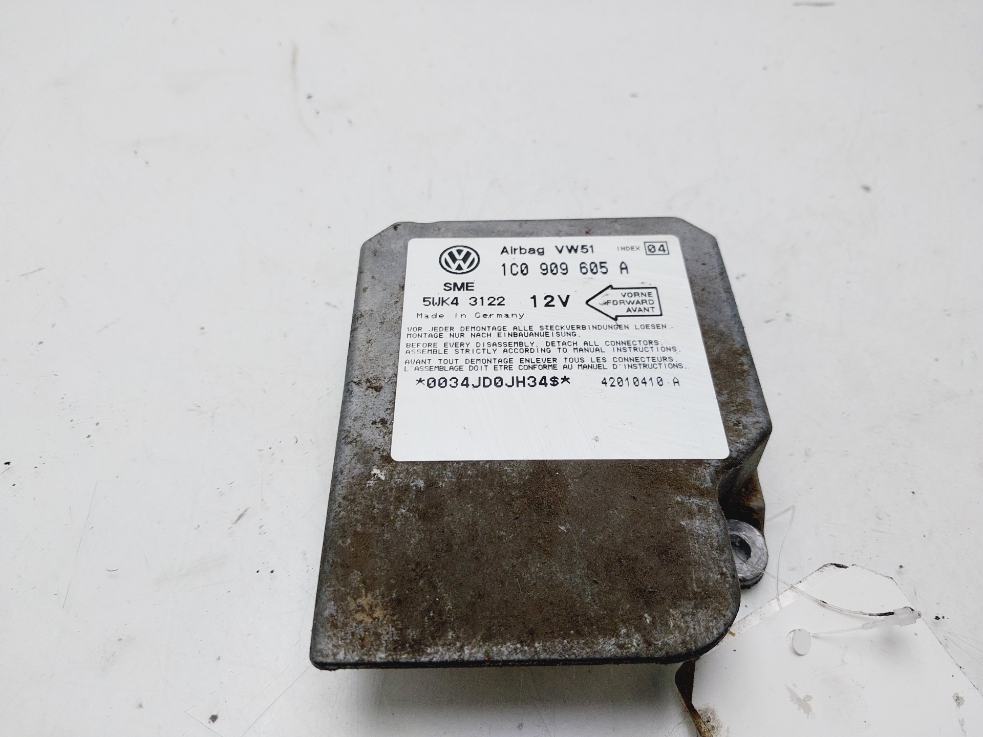 TOYOTA Camry XV40 (2006-2011) Блок SRS 1C0909605A 26922142