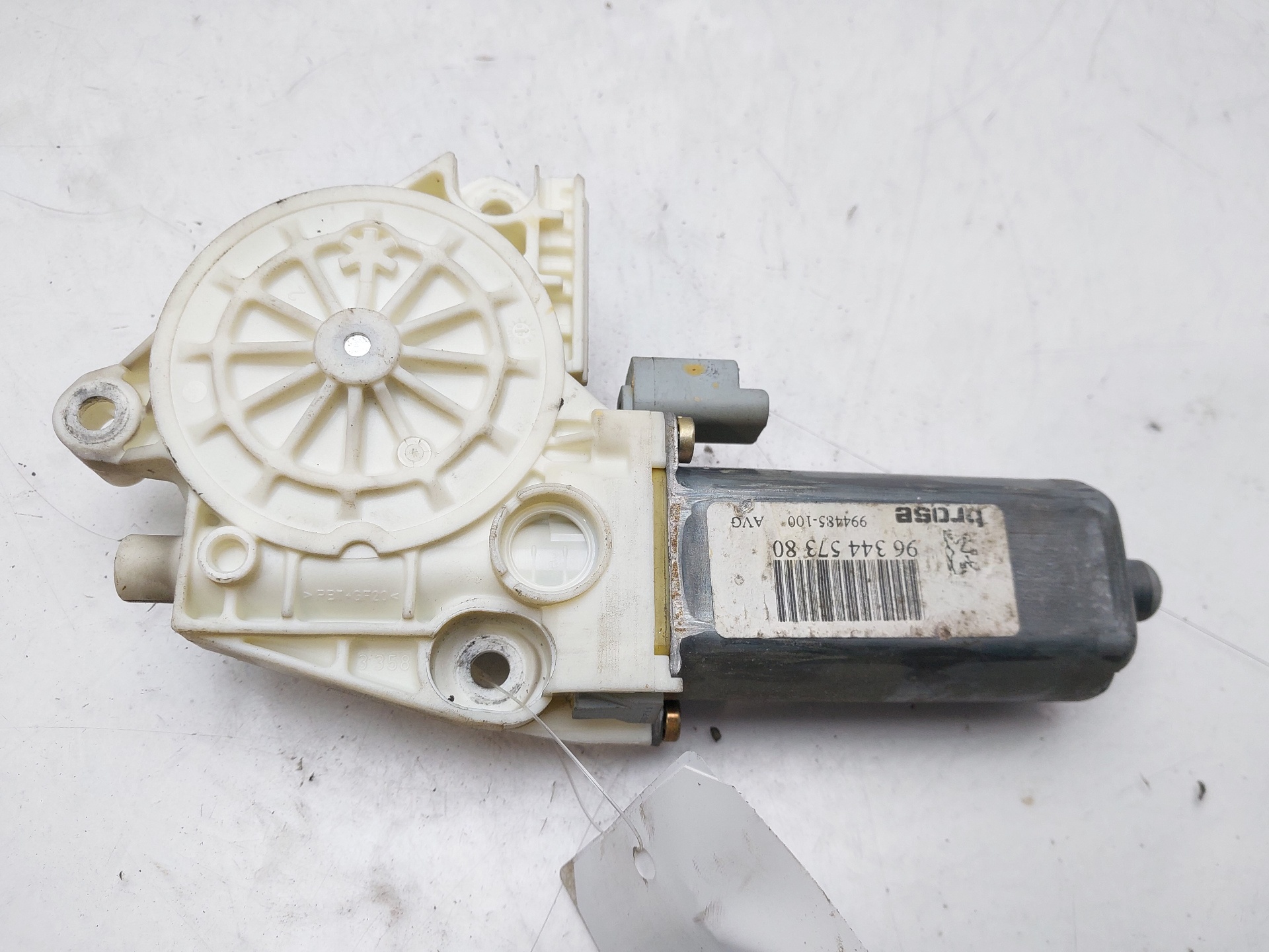 PEUGEOT 307 1 generation (2001-2008) Front Left Door Window Regulator Motor 9634457380 22739892