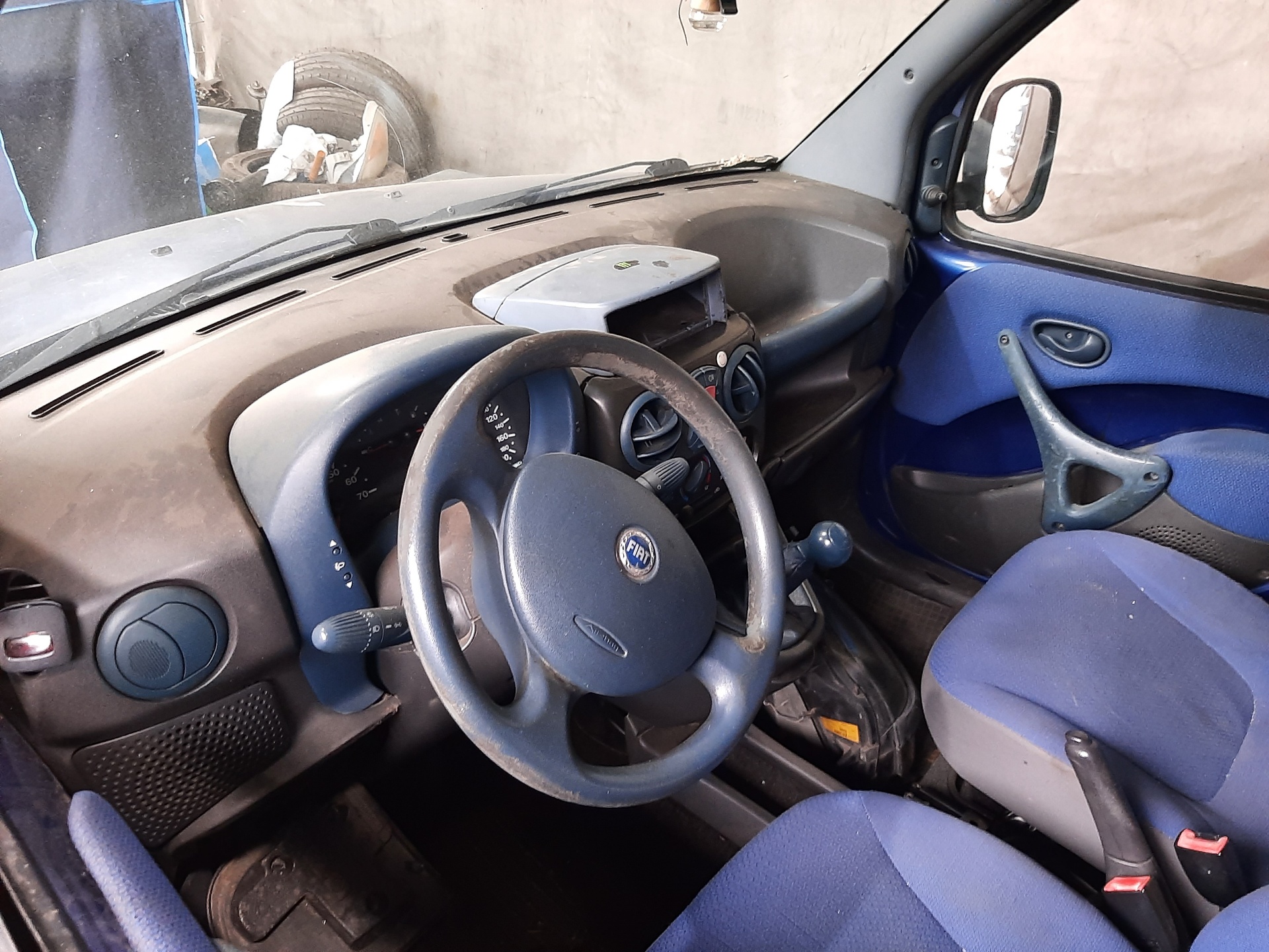 FIAT Doblo 1 generation (2001-2017) Priekinių dešinių durų spyna 0051843470 22301047