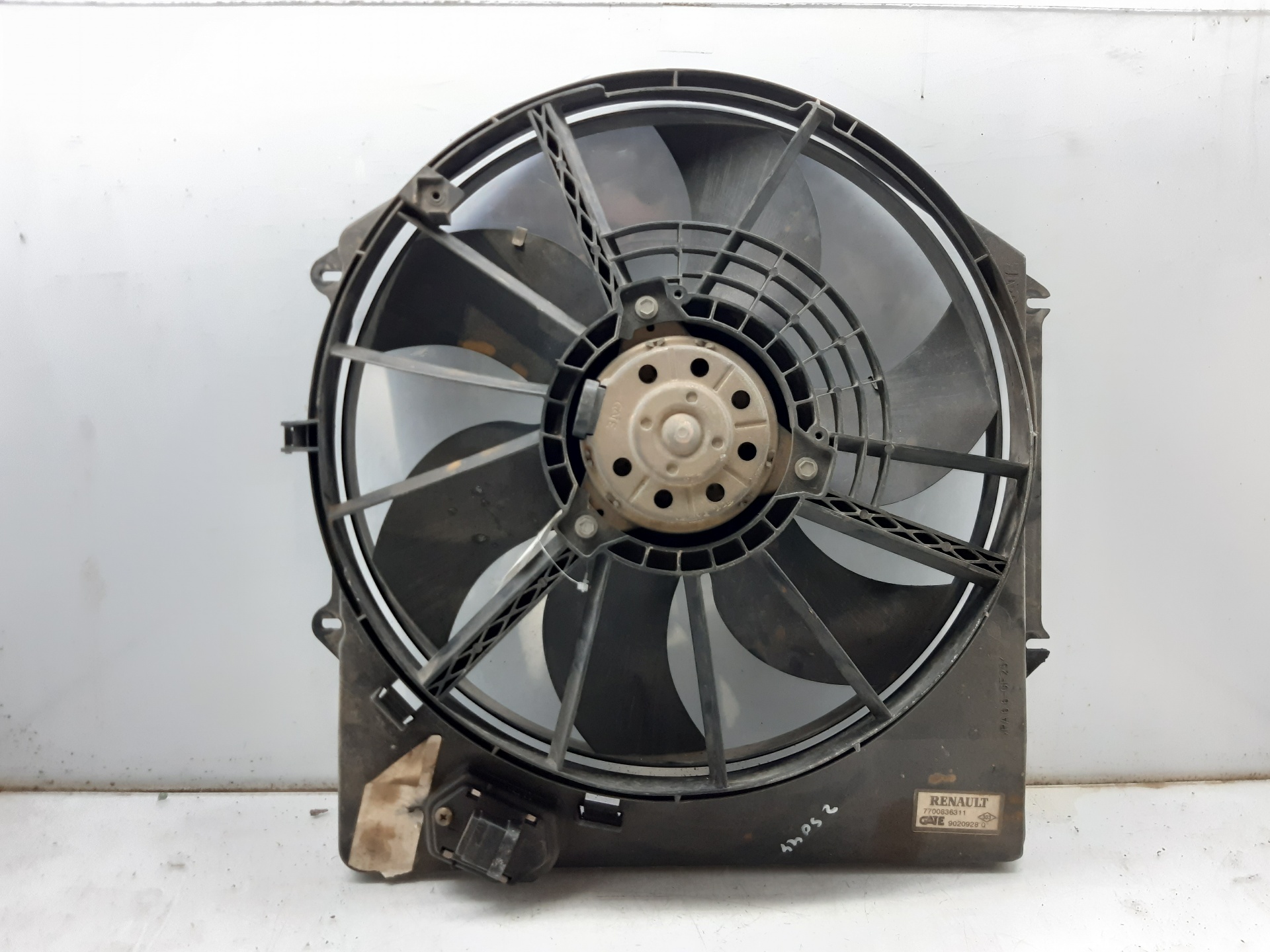 VAUXHALL Clio 2 generation (1998-2013) Ventilator difuzor 7700836311 18726845