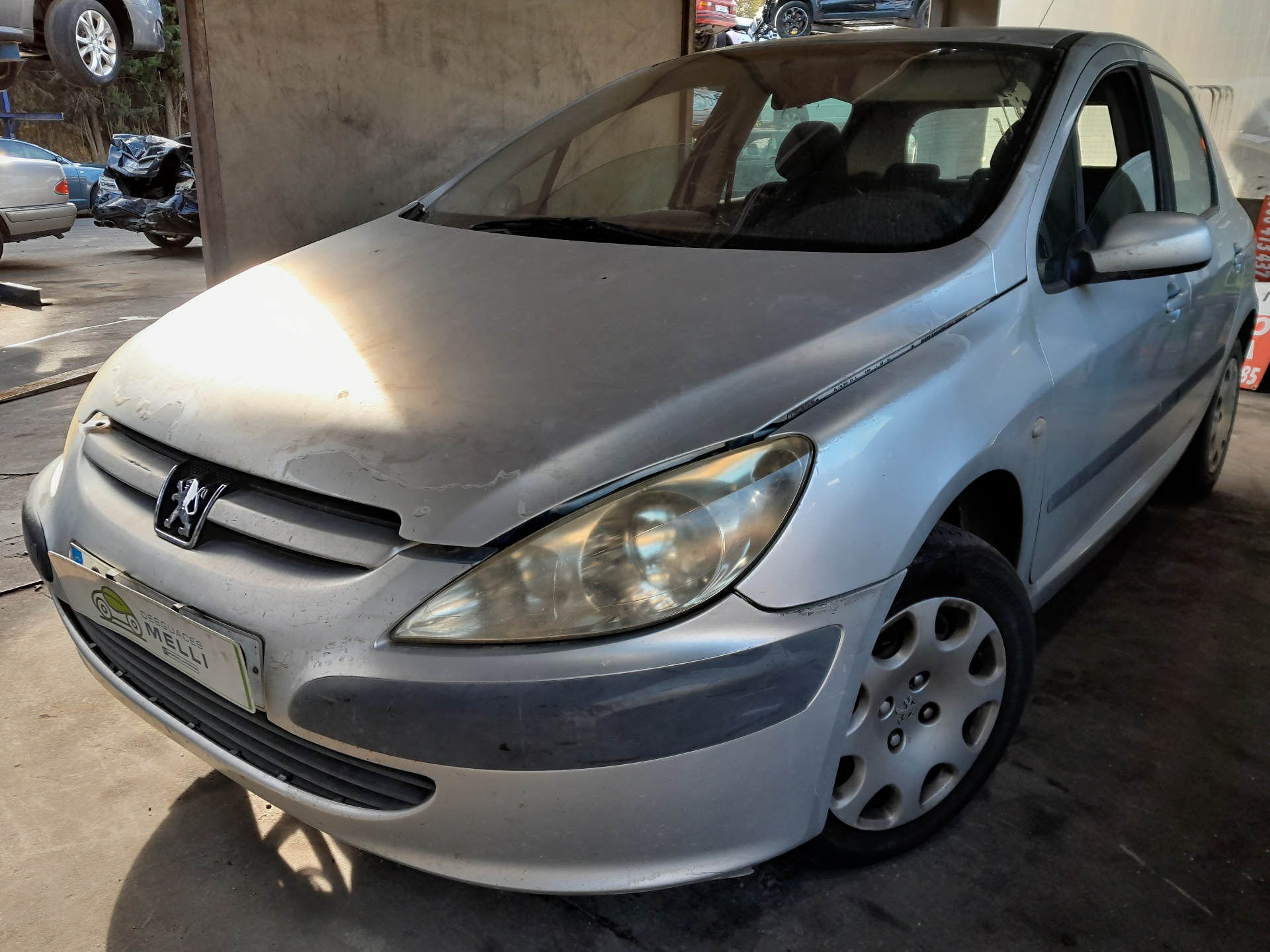 PEUGEOT 307 1 generation (2001-2008) Маторчик стеклоподъемника передней левой двери 9634457380 21414187