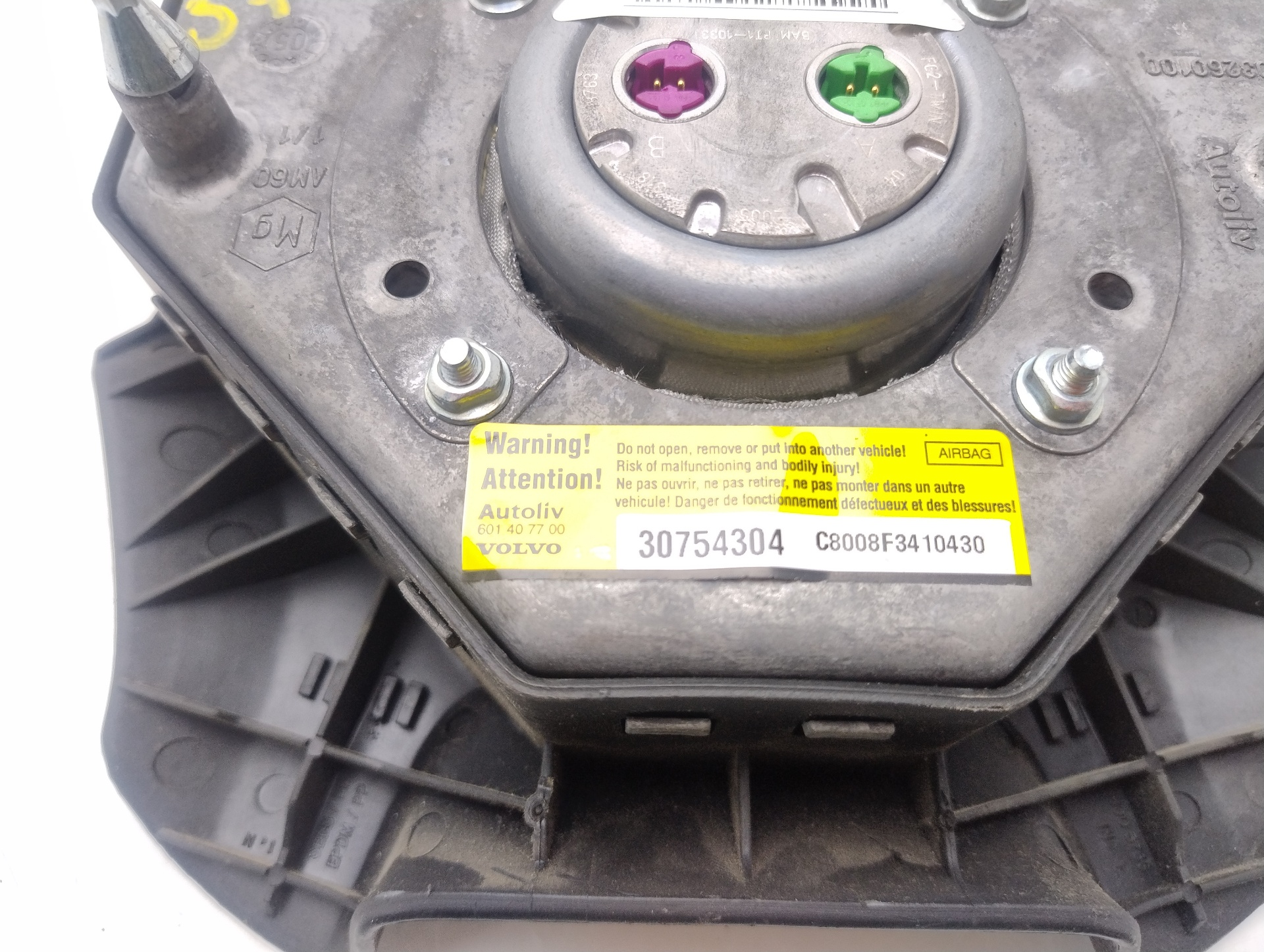 Airbag guida D5244T4 30754304 de Volvo Xc90 i (275) 2002-2006 185 CV - pieza usada