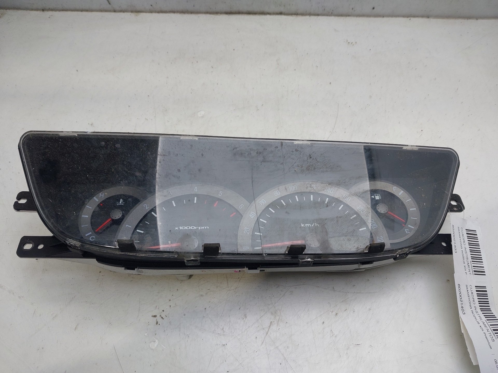 SSANGYONG Rodius 1 generation (2004-2010) Speedometer 8020021403 23240975