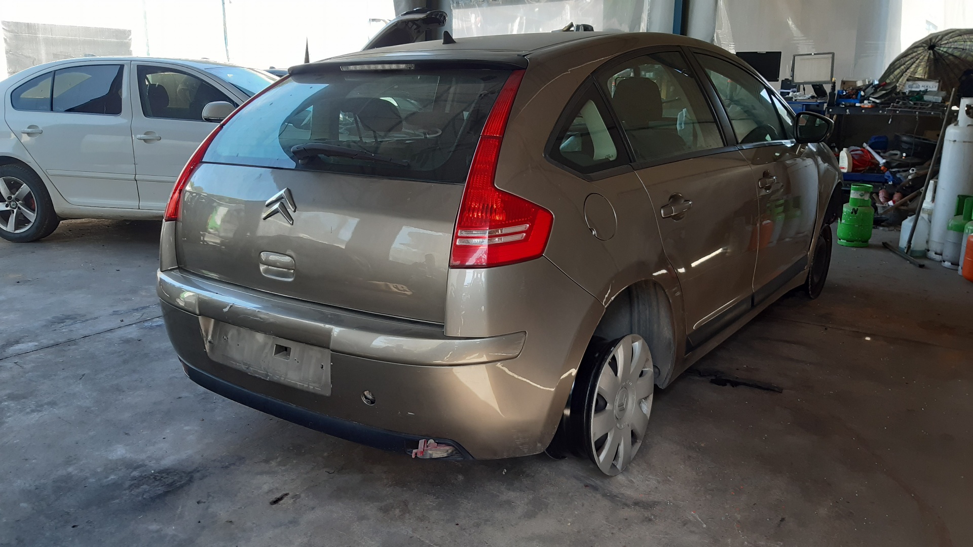 CITROËN C4 1 generation (2004-2011) Galinė kairė vidinė atidarymo rankelėlė 96435311VD 22019107