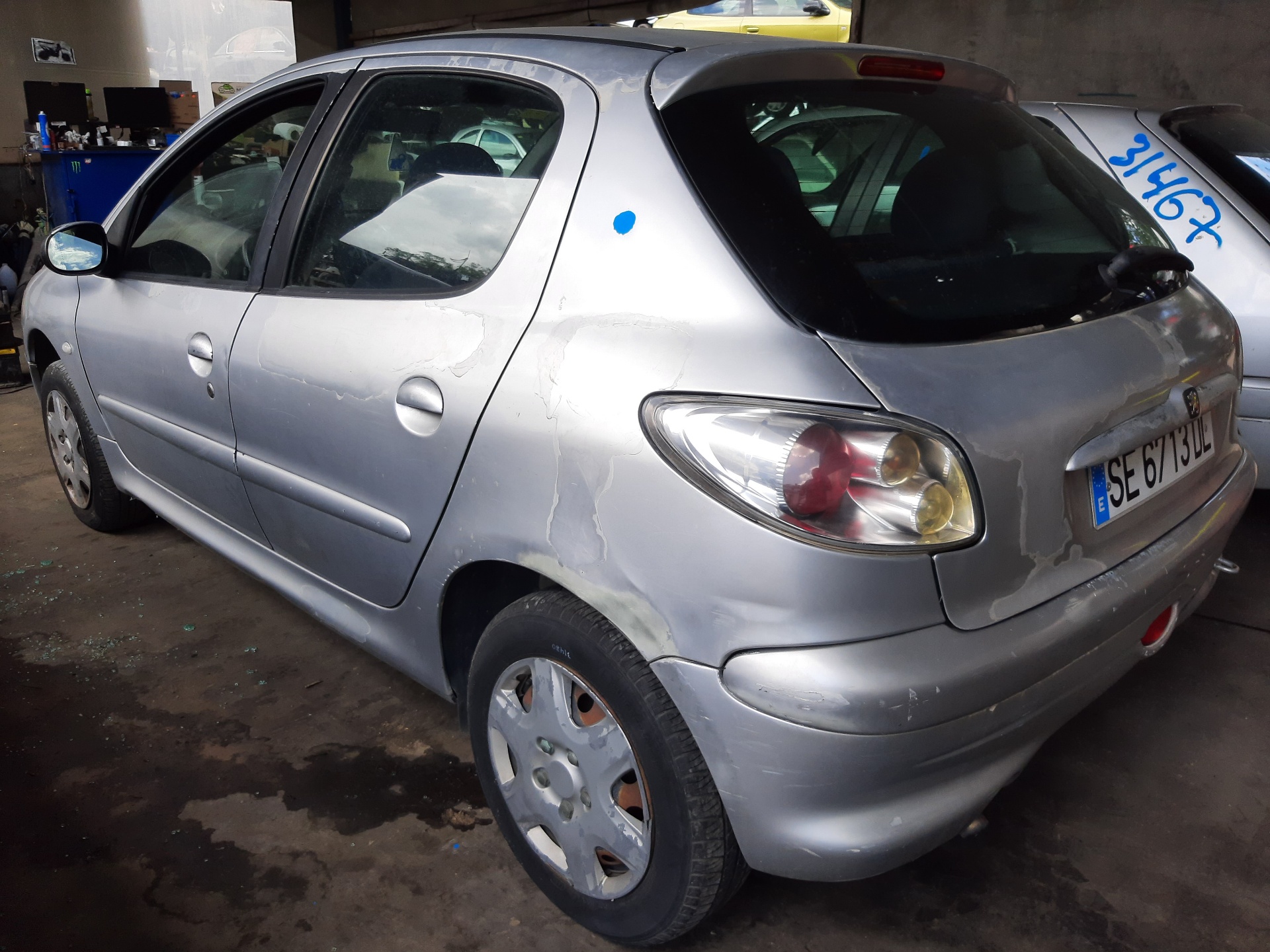 FORD 206 1 generation (1998-2009) Дверь задняя левая 900678 20145917