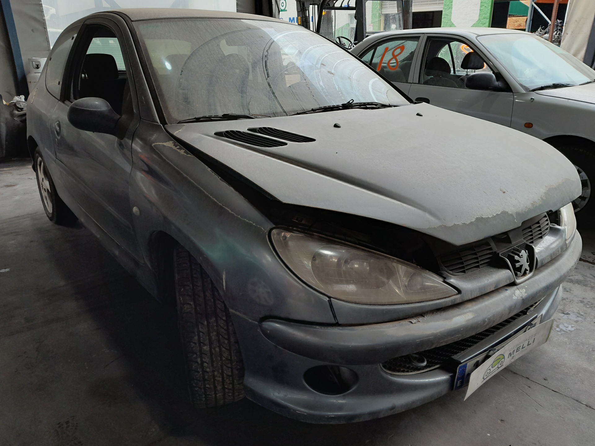 PEUGEOT 206 1 generation (1998-2009) Hátsó lökhárító 7013L0 22457568