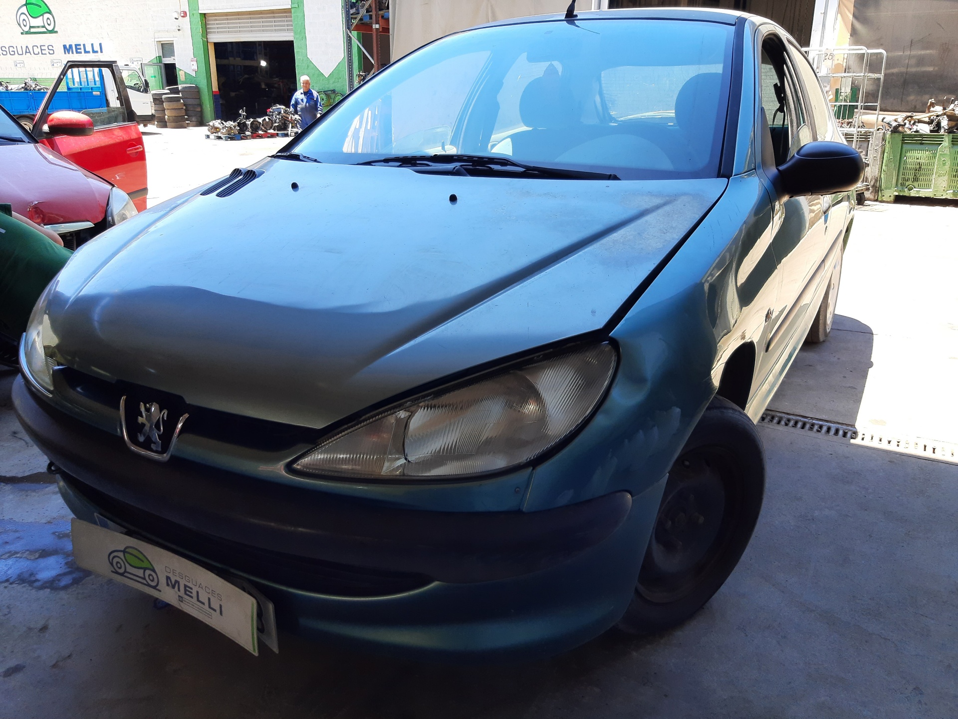 PEUGEOT 206 1 generation (1998-2009) Hátsó lökhárító 7013L0 18798397