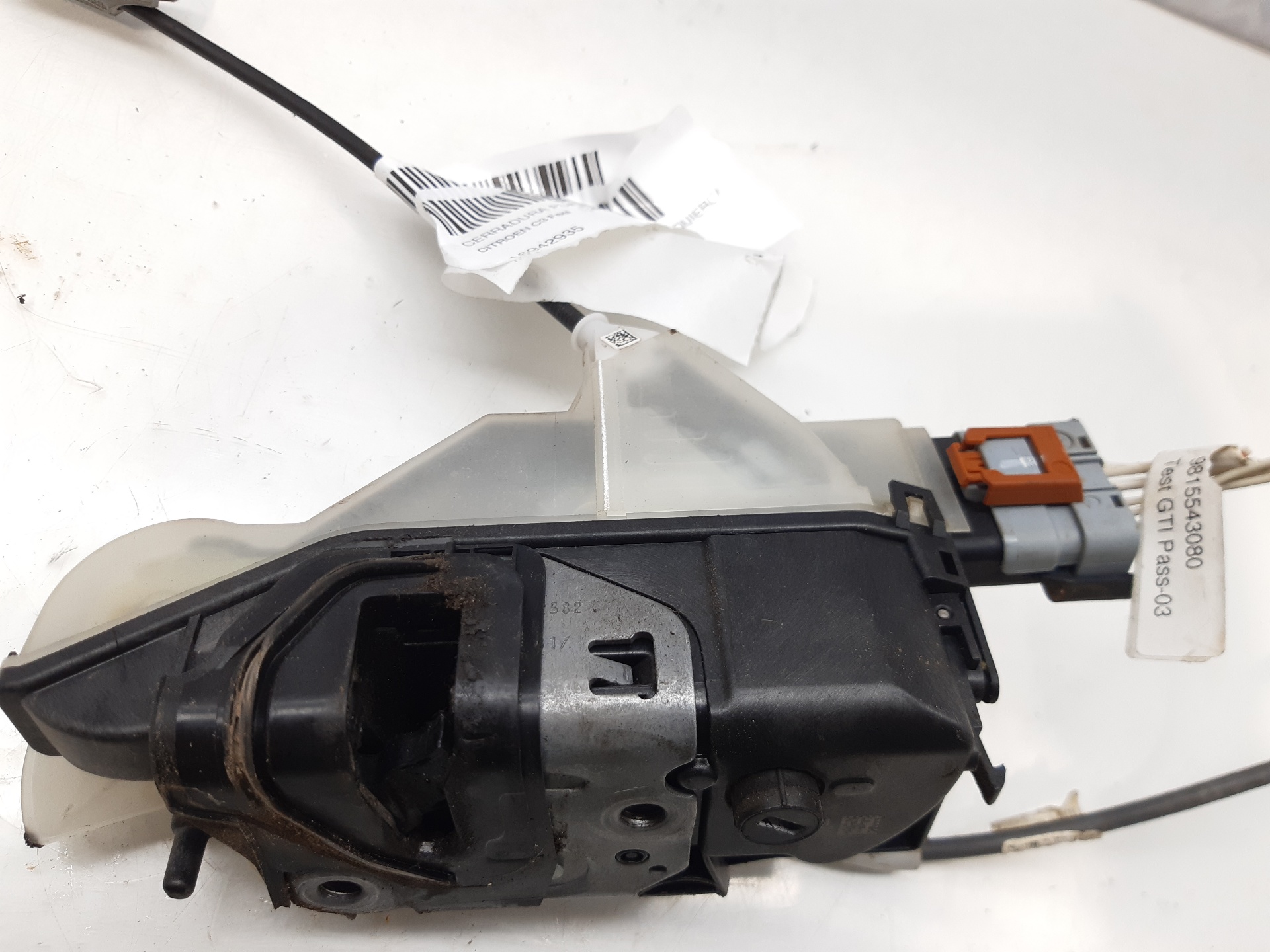 CITROËN C3 2 generation (2009-2016) Front Left Door Lock 16942935 22468414