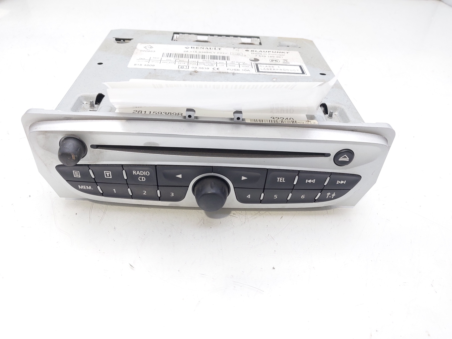 RENAULT Megane 3 generation (2008-2020) Music Player Without GPS 281159389R 22343733