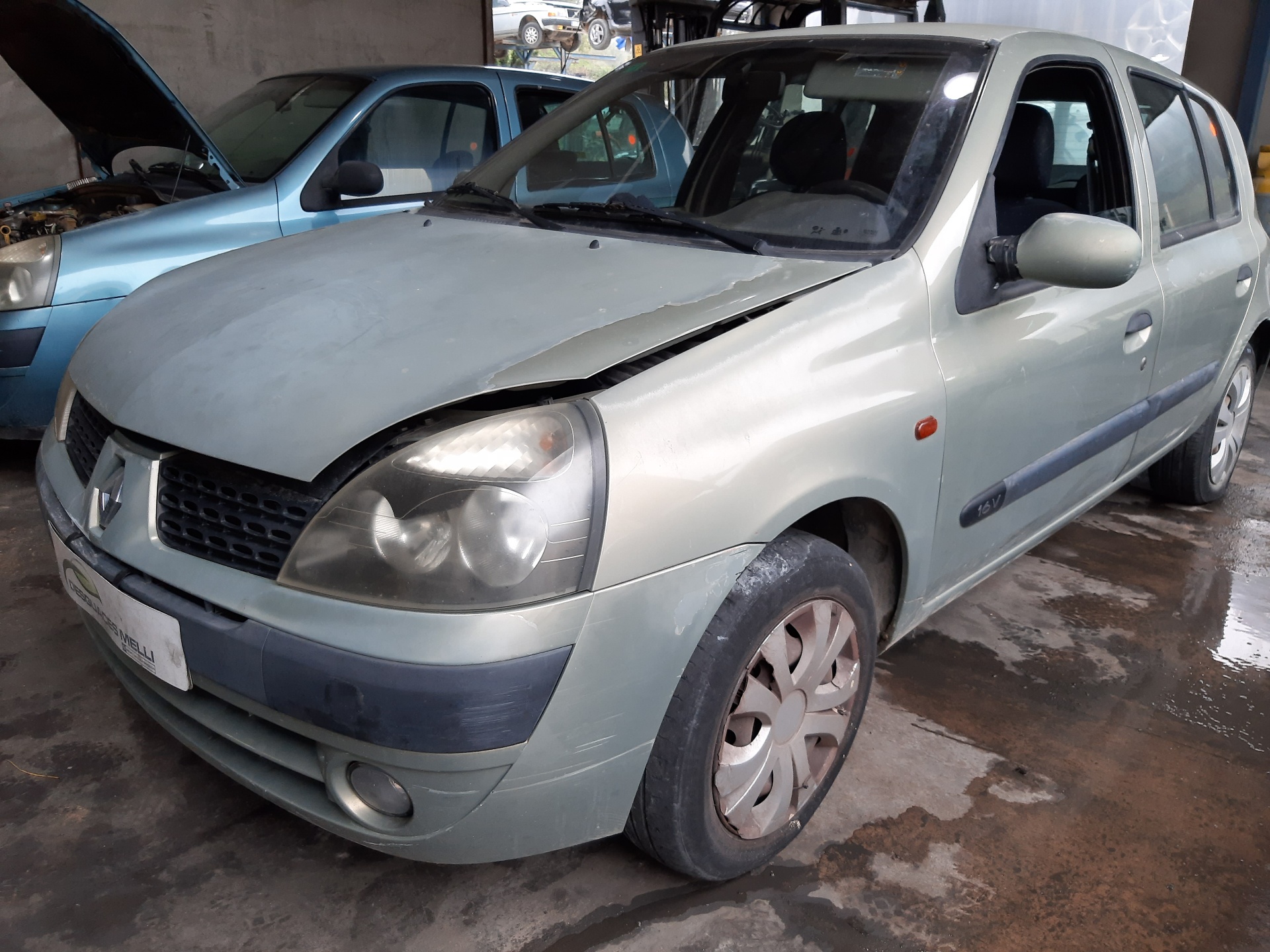 RENAULT Clio 2 generation (1998-2013) Mâner de deschidere interioară dreapta spate 7700423887 20148380