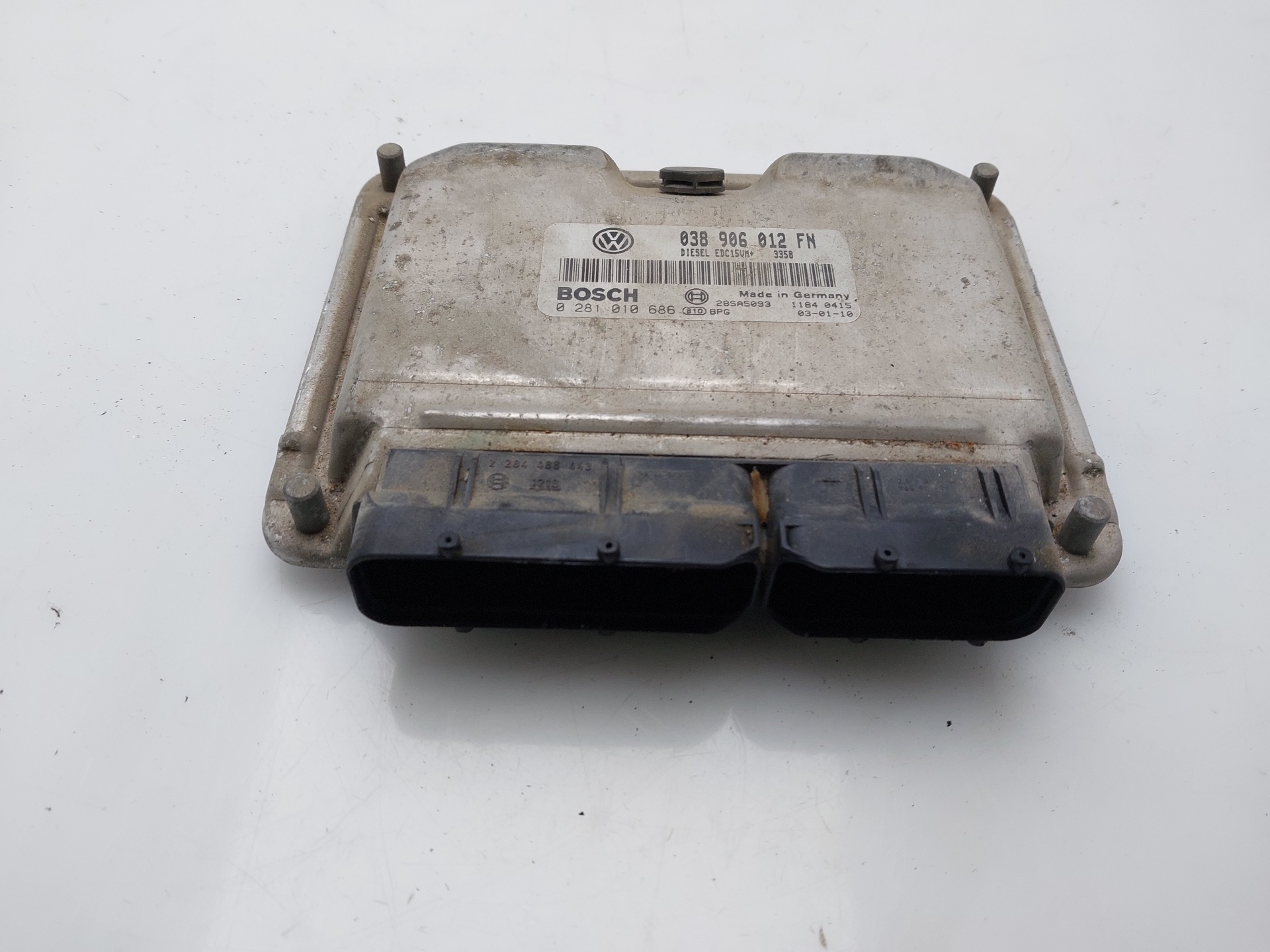 SEAT Toledo 2 generation (1999-2006) Motorkontrollenhet ECU 038906012FN 22759896