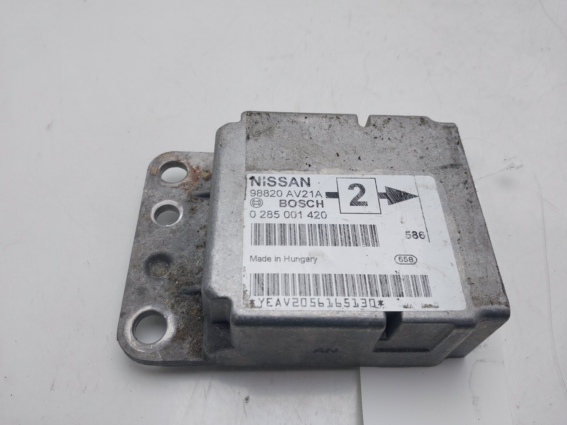 NISSAN Primera P12 (2001-2008) SRS kontrollenhet 98820AV21A 21179889