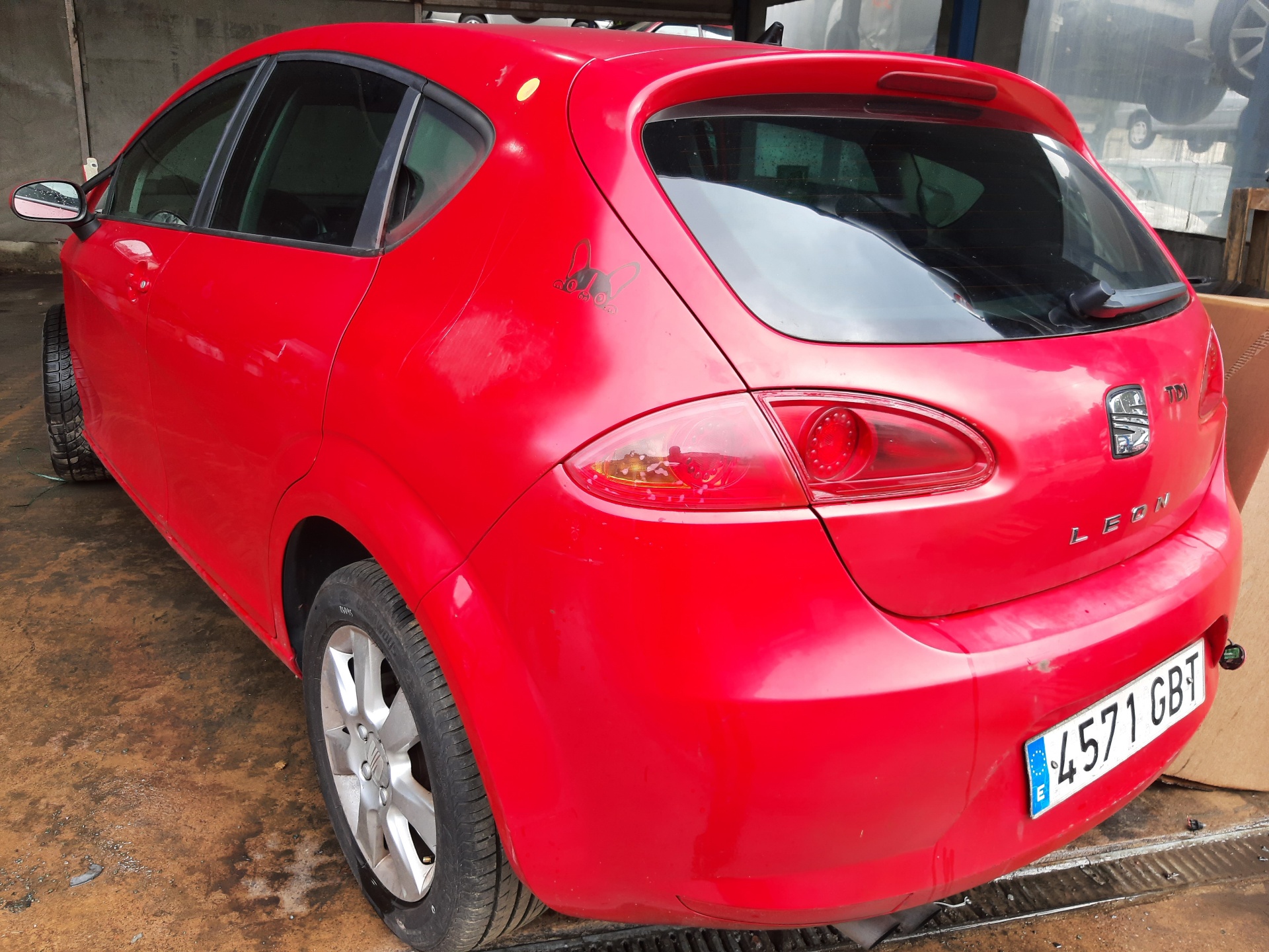 SEAT Leon 2 generation (2005-2012) Маторчик стеклоподъемника задней правой двери 1K0959704N 18763243