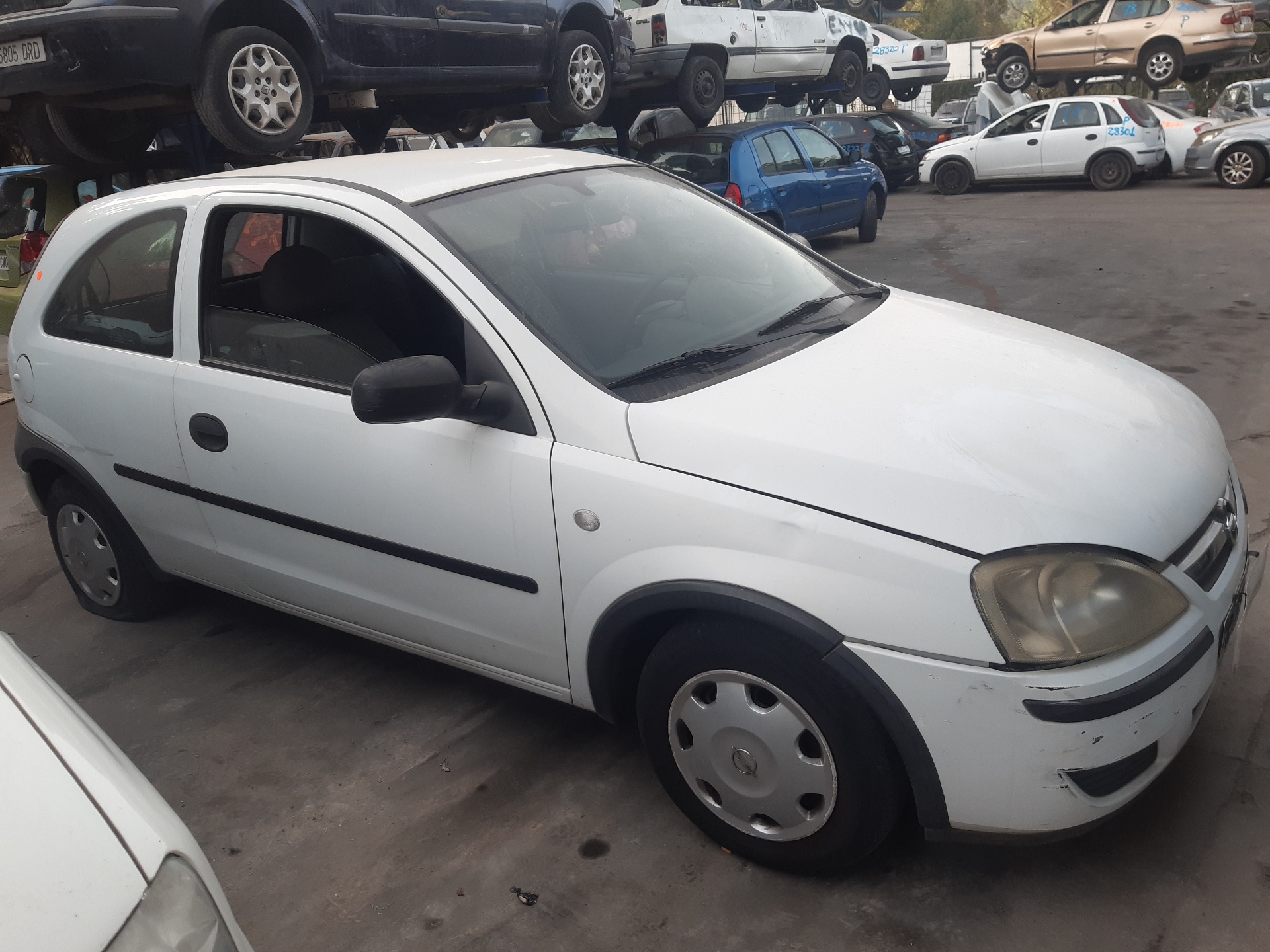 OPEL Corsa C (2000-2006) Priekinių dešinių durų spyna 24434885 18801180