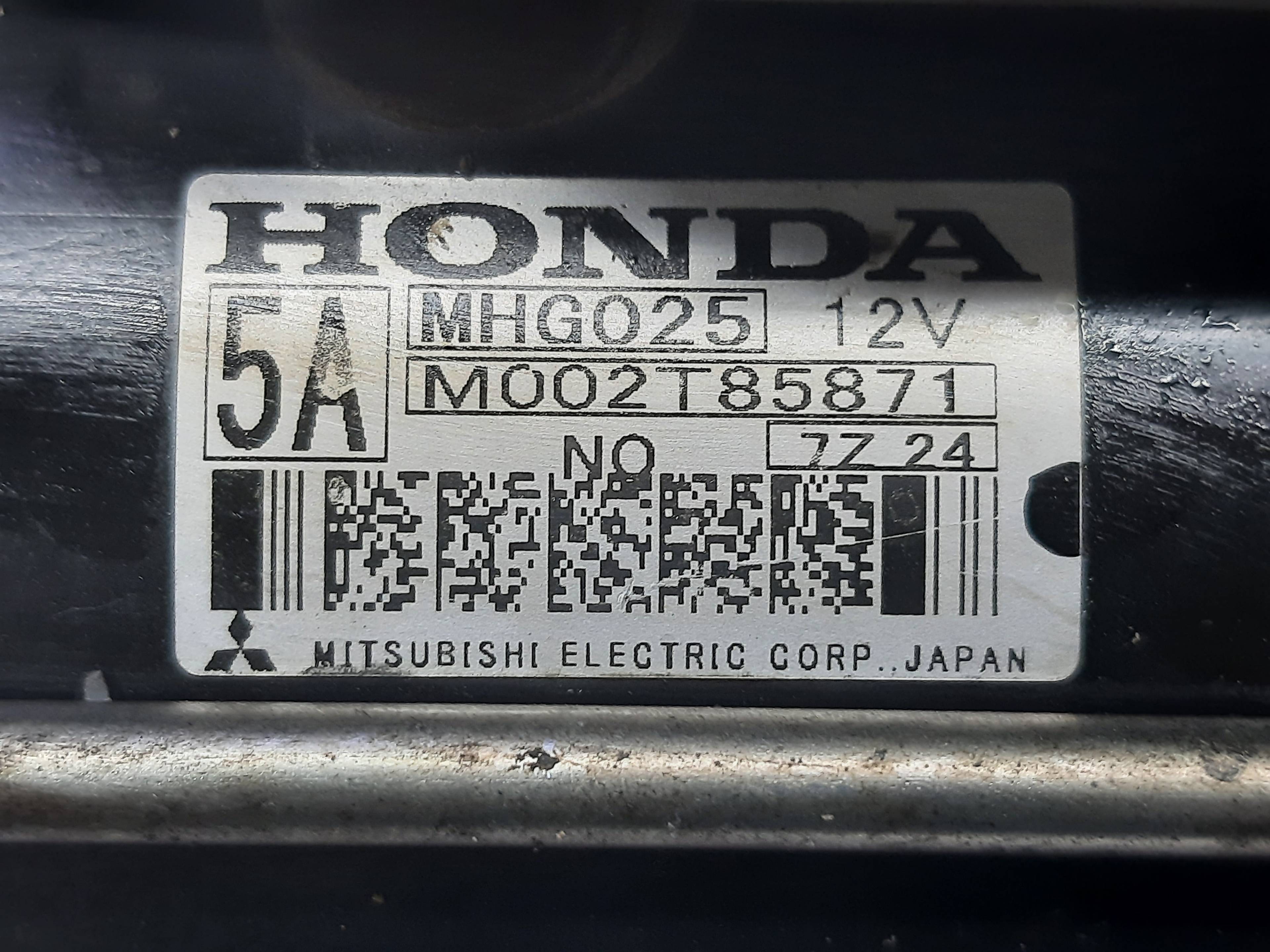 HONDA Civic 8 generation (2005-2012) Стартер M002T85871 22476368