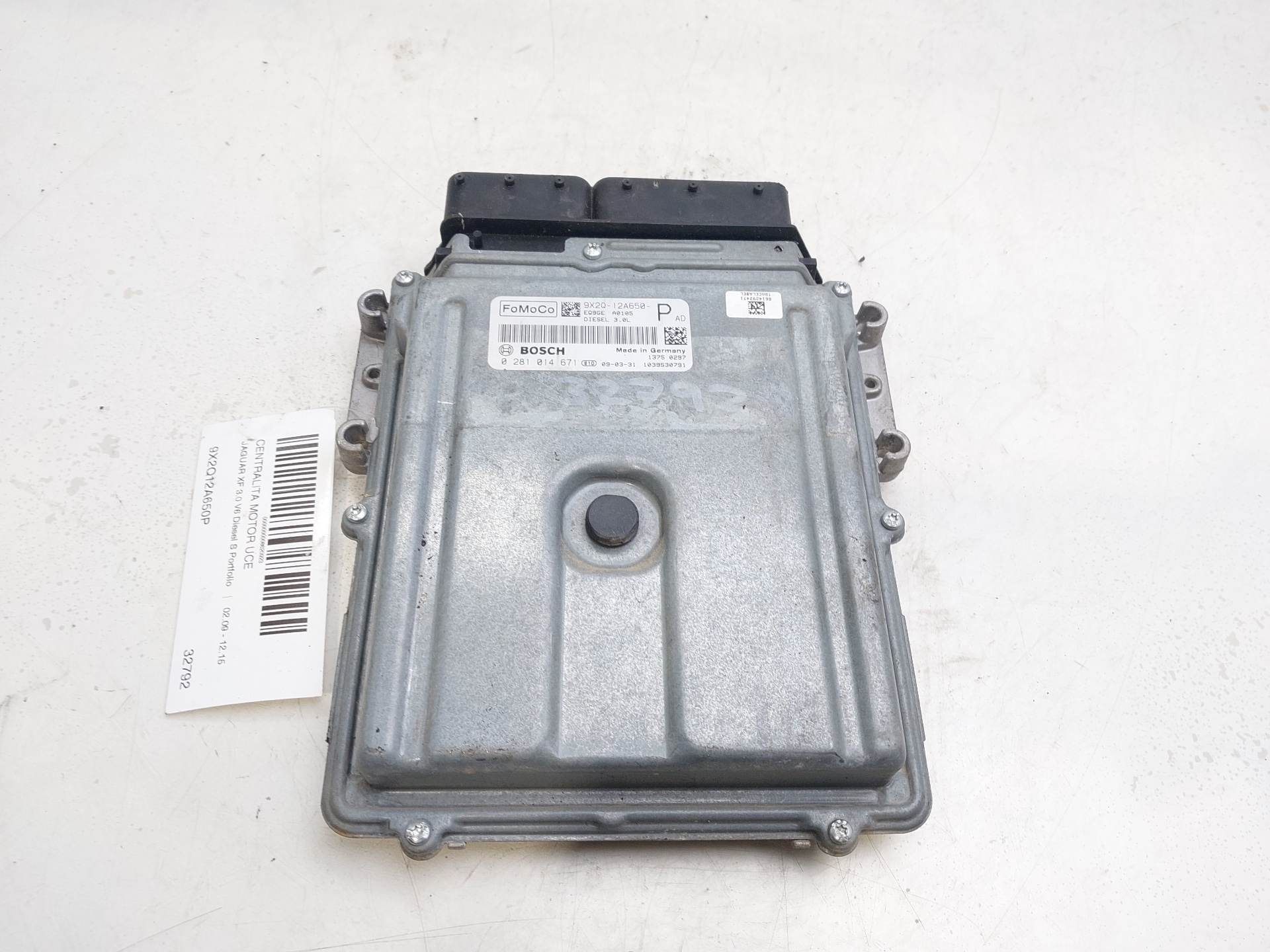 JAGUAR XF 1 generation  (2011-2016) Engine Control Unit ECU 9X2Q12A650P 24820336