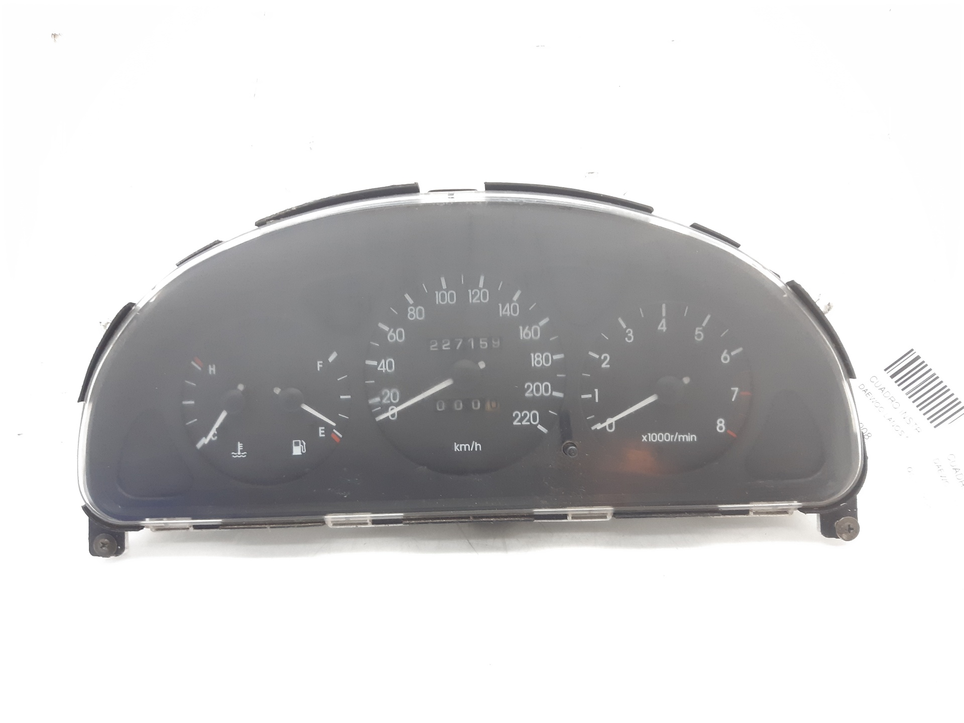 DAEWOO Lanos T100 (1997-2008) Speedometer 96275908 25247982