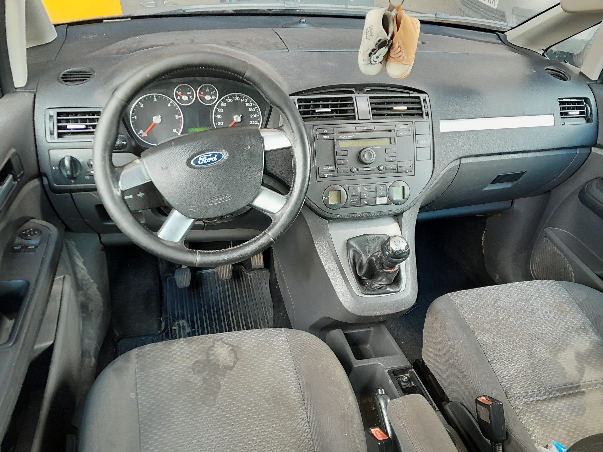 FORD C-Max 1 generation (2003-2010) Venstre bagerste indvendige åbningshåndtag 3M51R22601BA 22902418