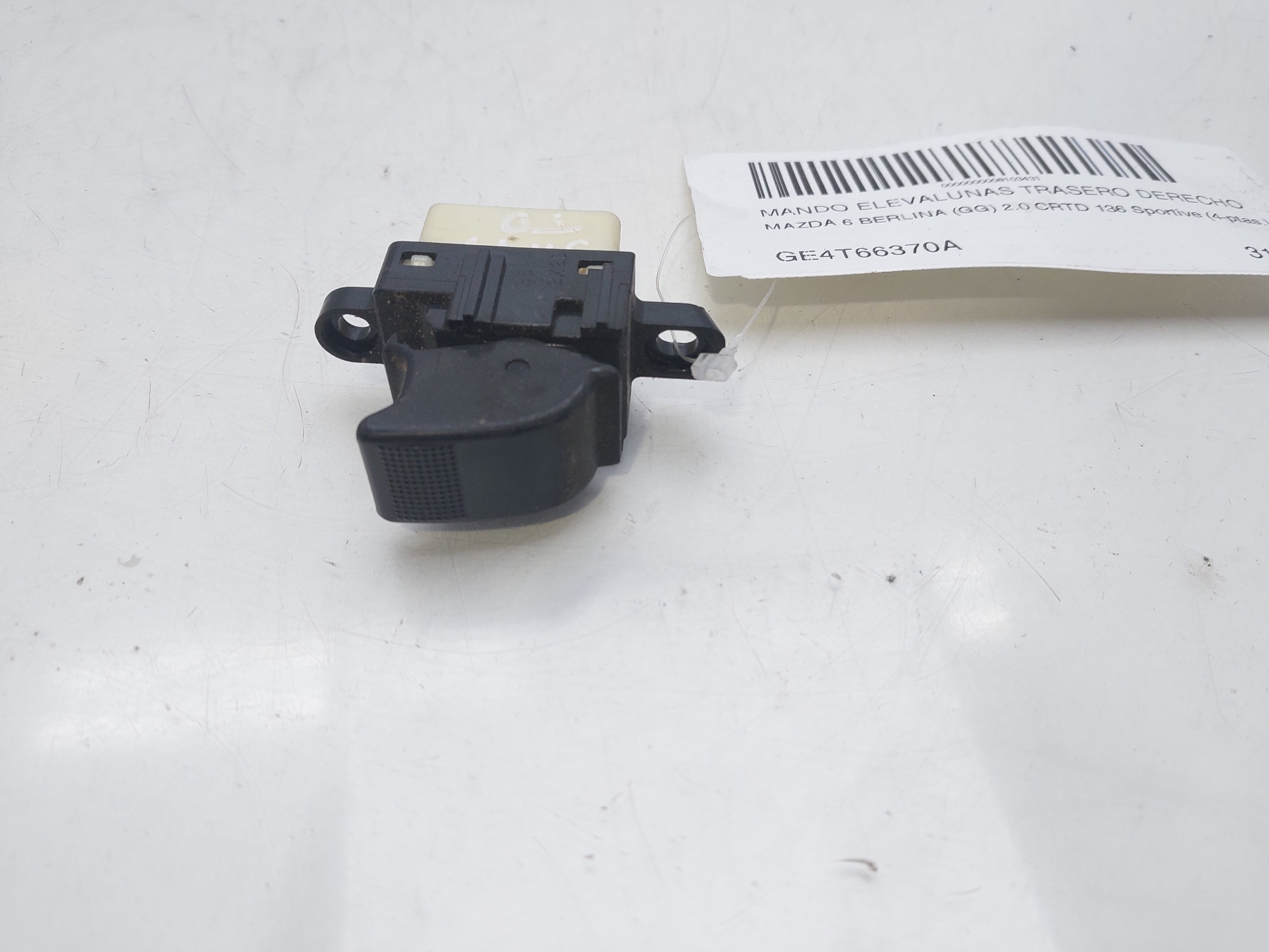 MAZDA 6 GG (2002-2007) Rear Right Door Window Control Switch GE4T66370A 20150990