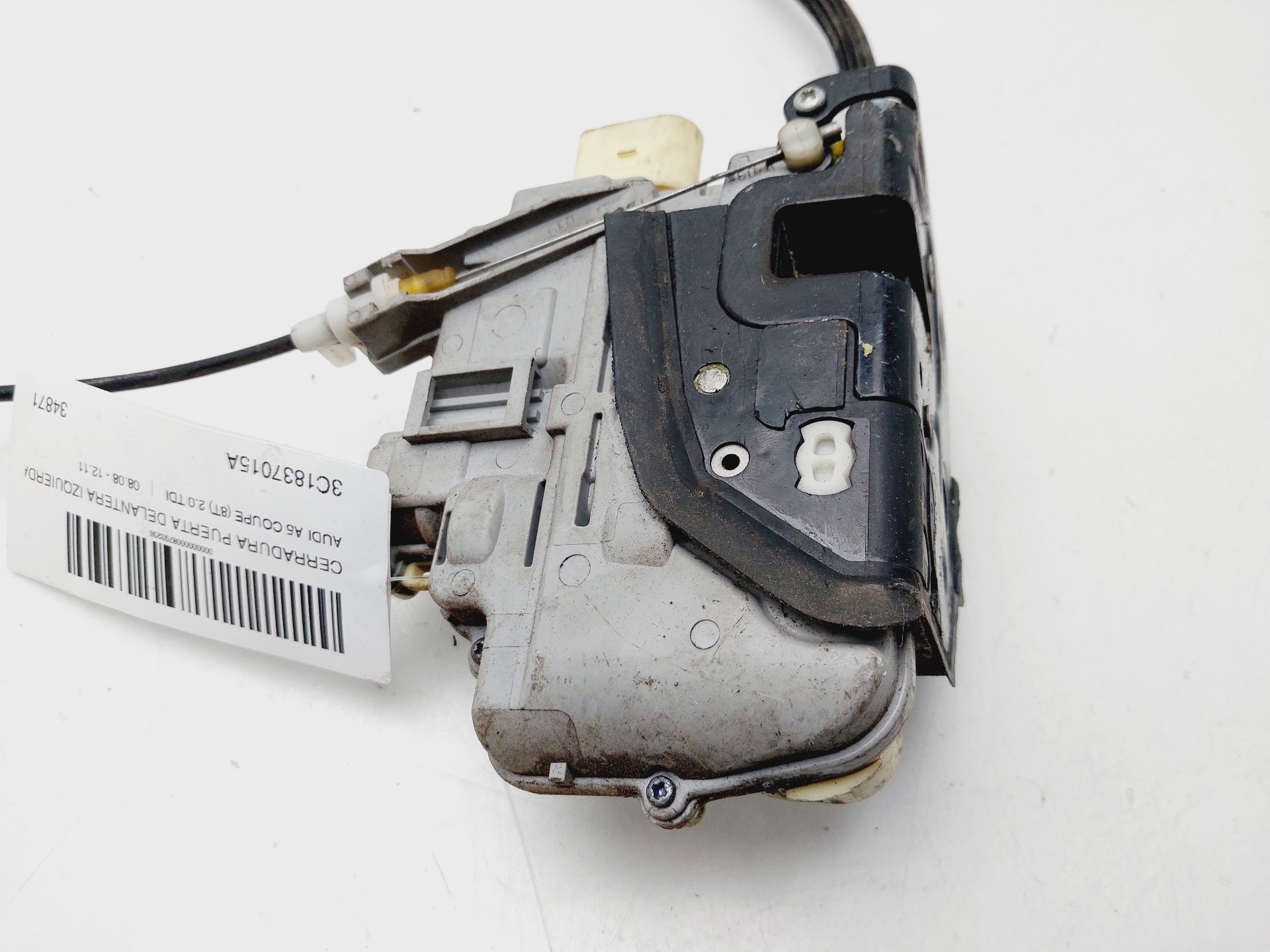 AUDI A5 8T (2007-2016) Front Left Door Lock 3C1837015A 25590697